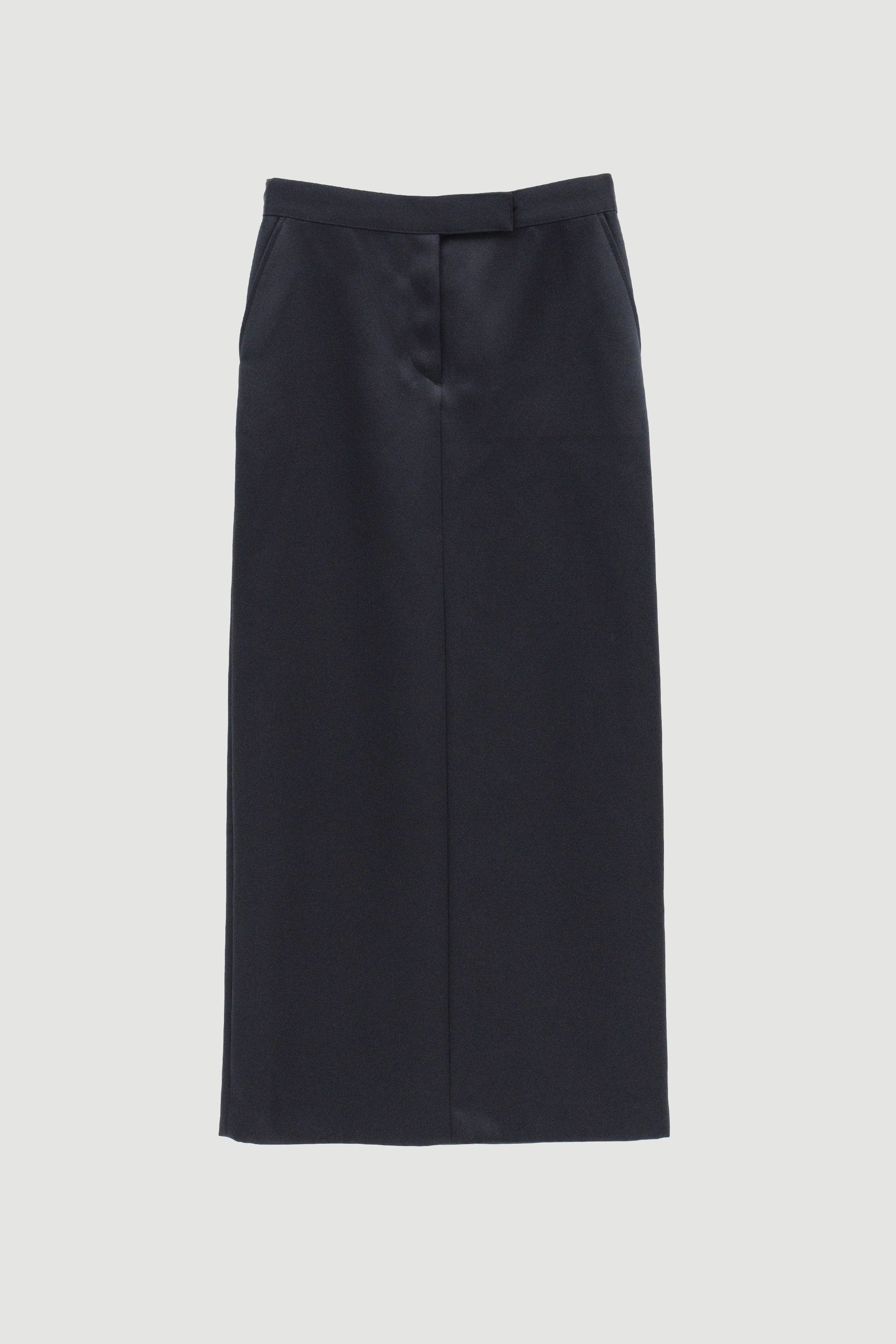 スカート imperf Double Satin Long Skirt Brown 36 Double Satin Long Skirt / Brown – (im)perf.