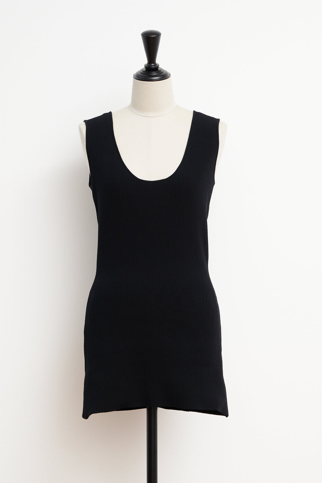 Modern Rib Tank Top / White