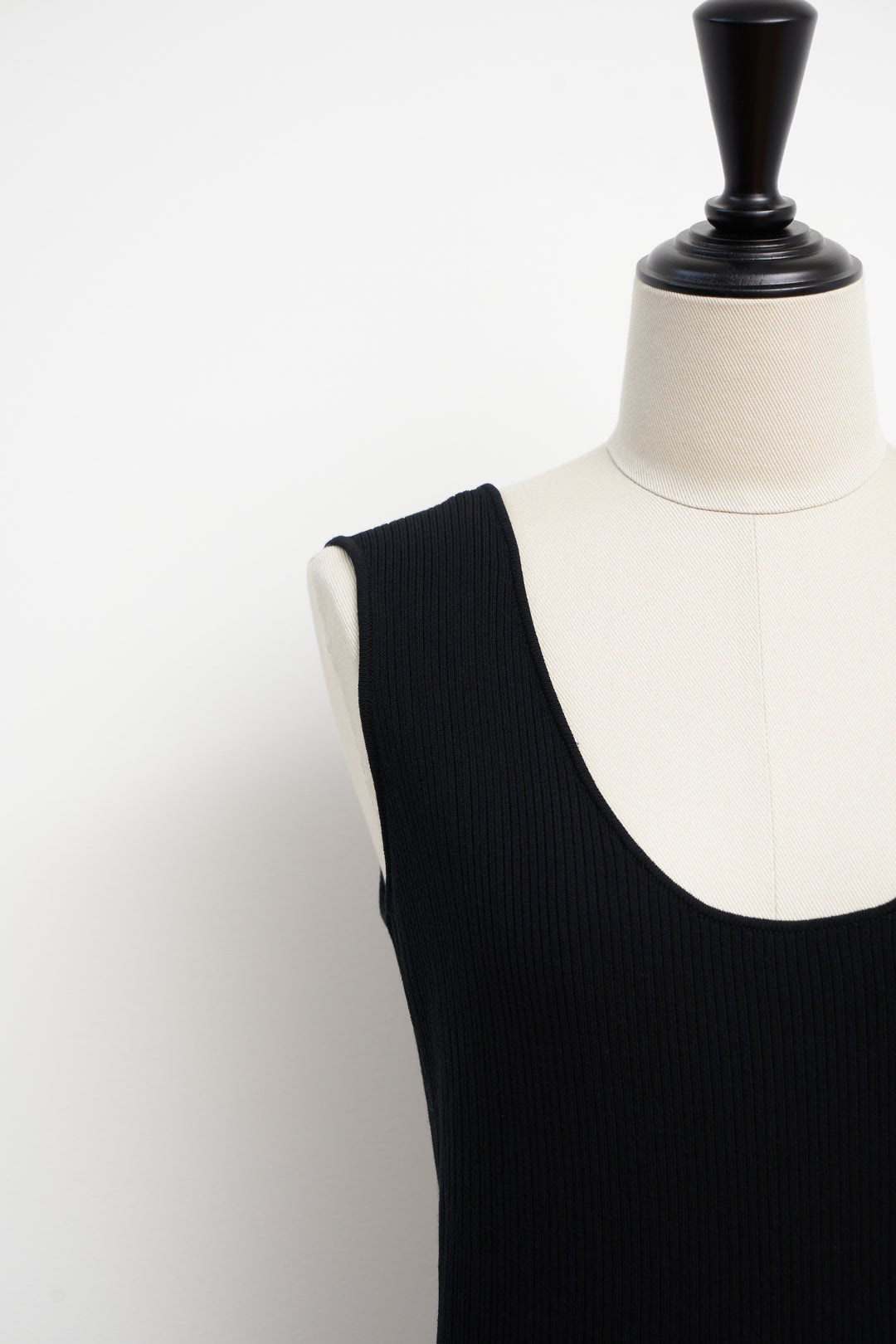 Modern Rib Tank Top / White