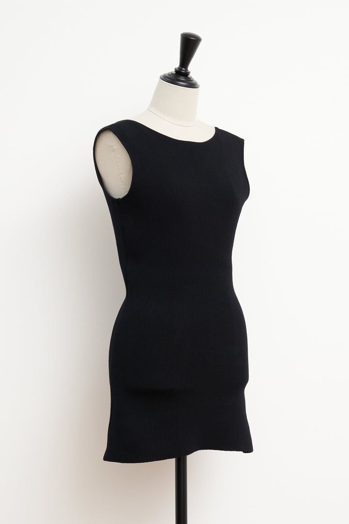 Modern Rib Tank Top / White