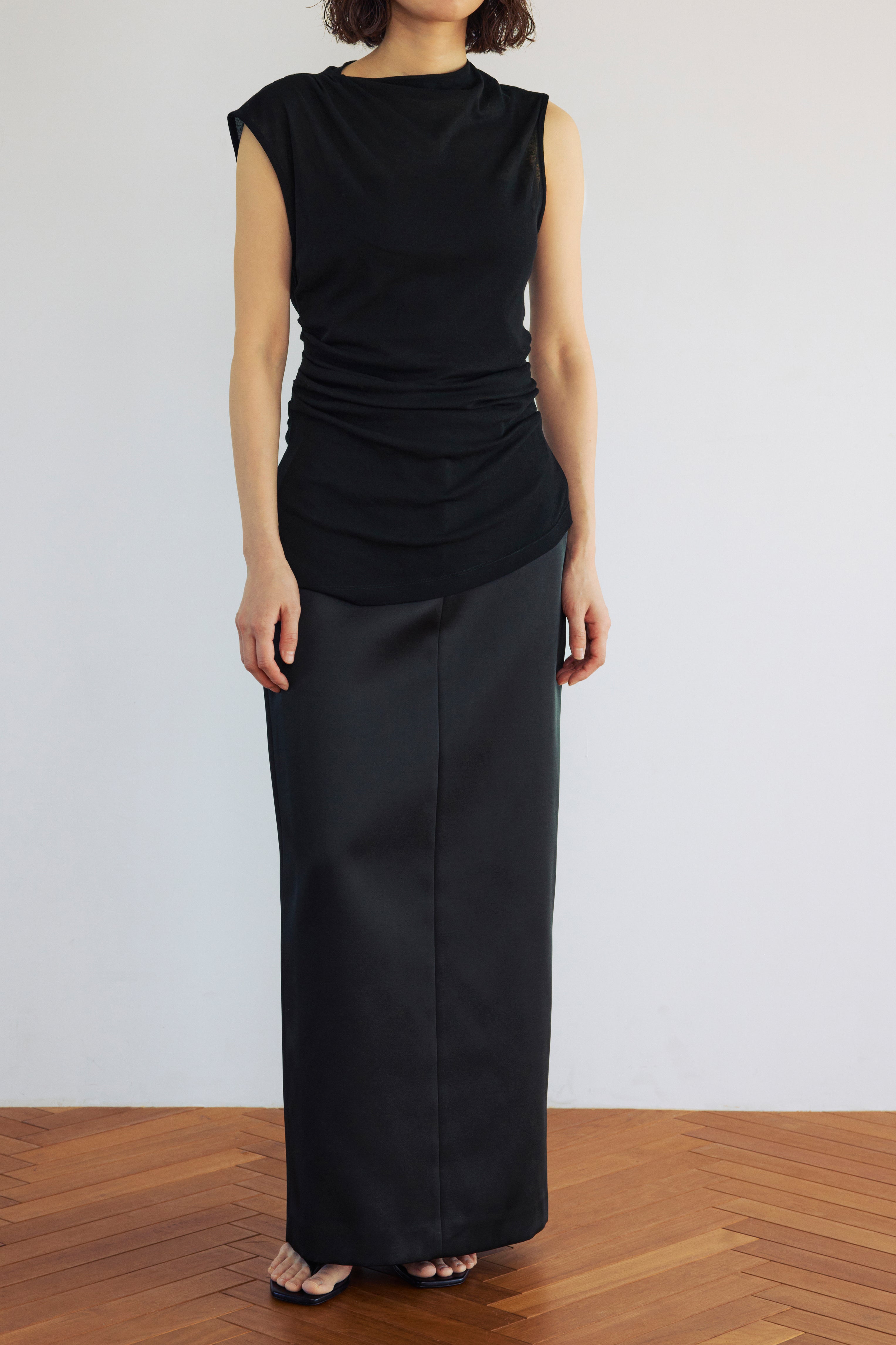 Double Satin Long Skirt / Black – (im)perf.