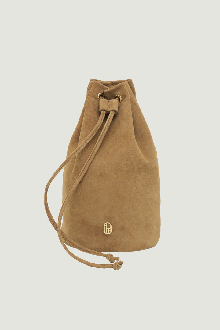 The Drawstring Pouch / Suede