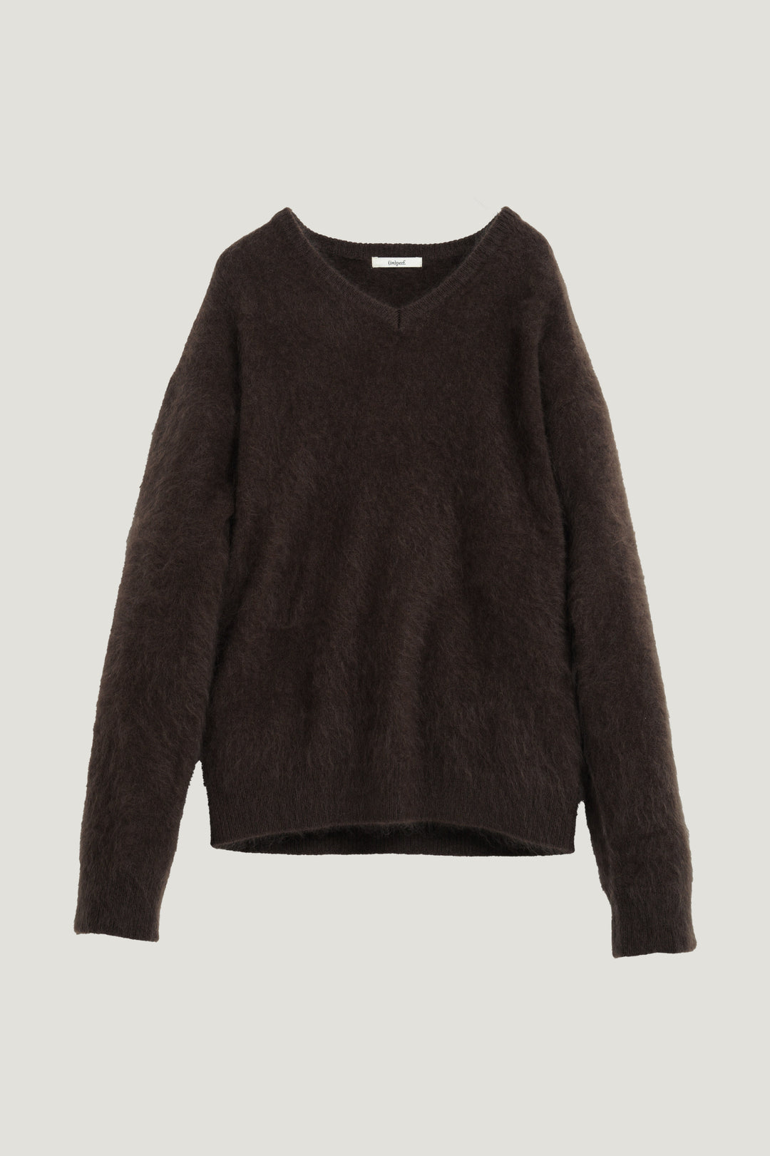 Cashmere Silk Wool V/N Knit / Brown