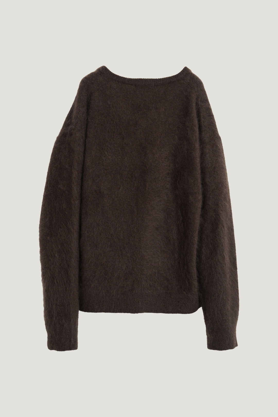 Cashmere Silk Wool V/N Knit / Brown