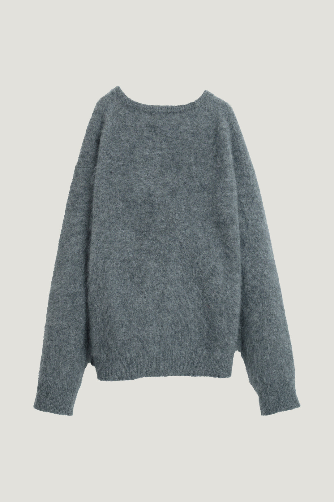 Cashmere Silk Wool V/N Knit / Grey