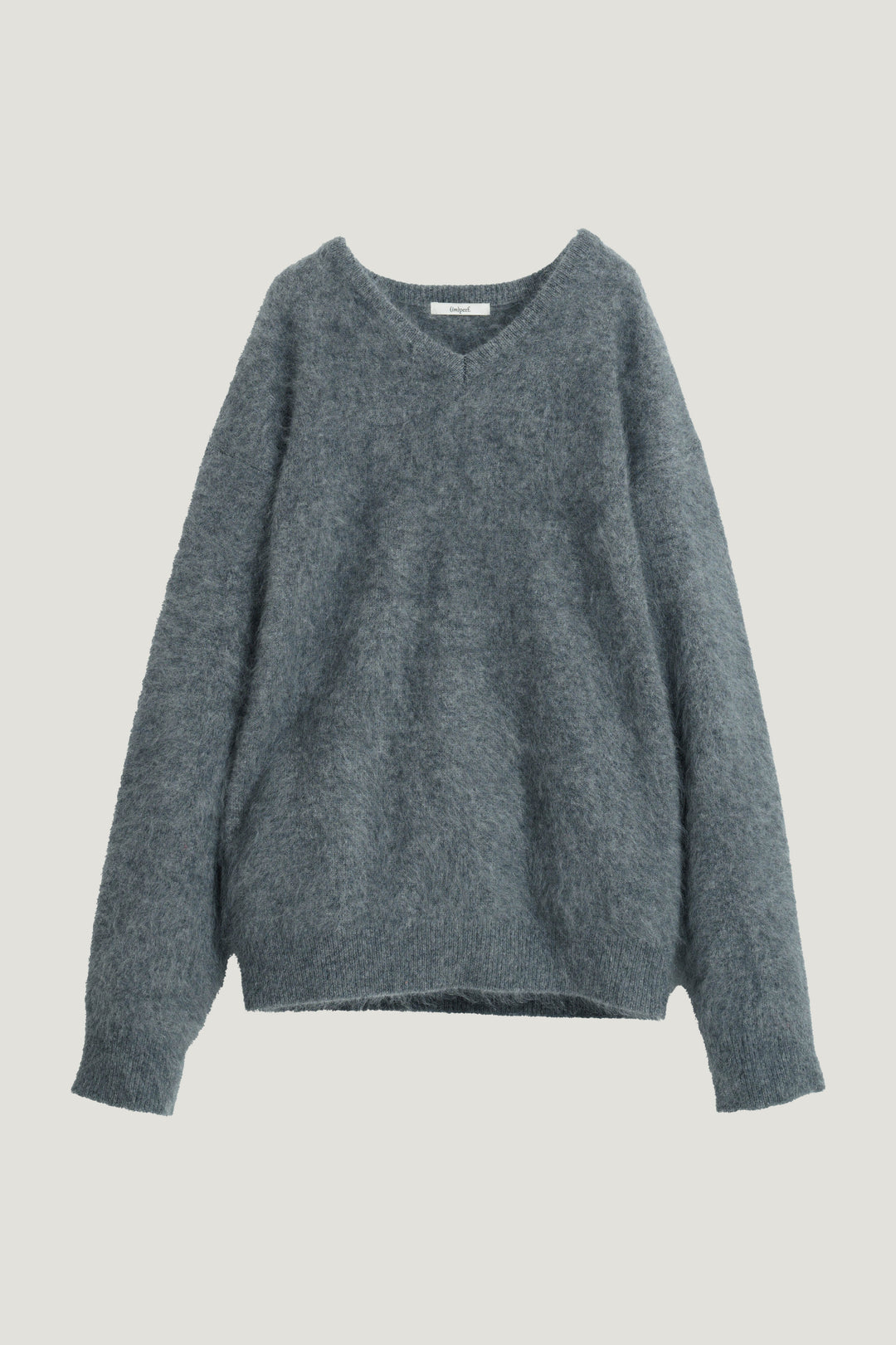 Cashmere Silk Wool V/N Knit / Grey