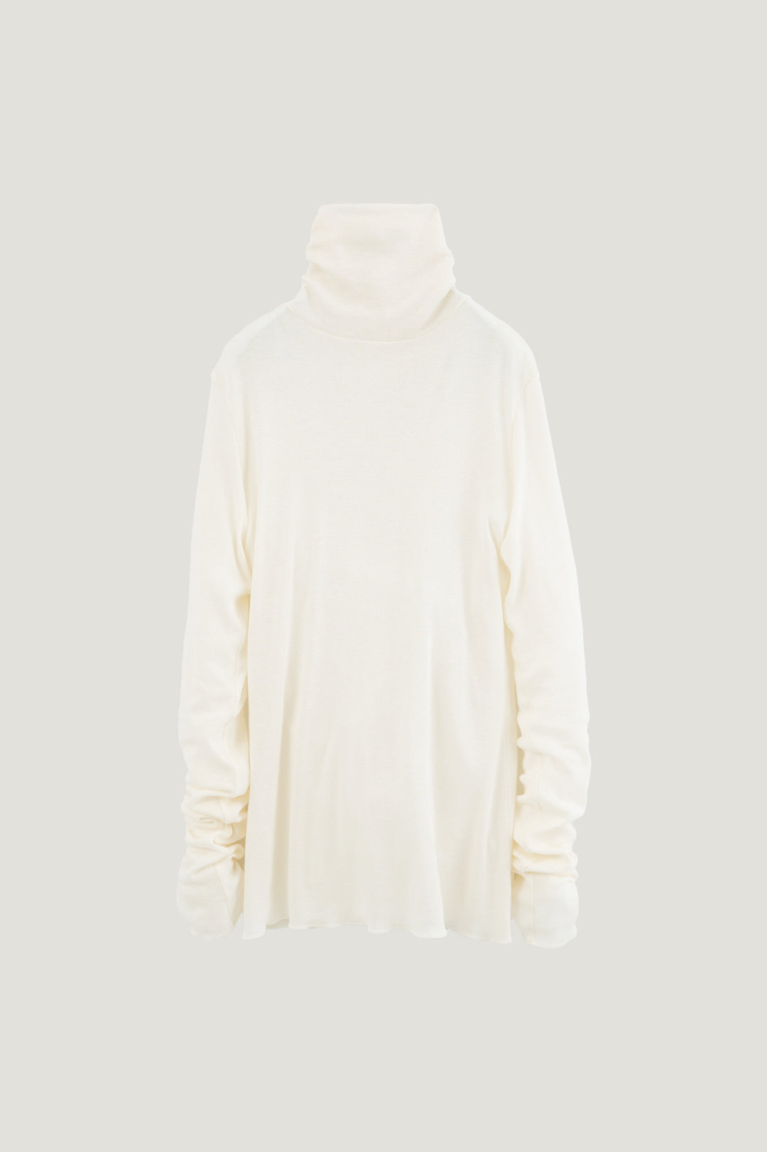 Cotton Cashmere Jersey Top / White