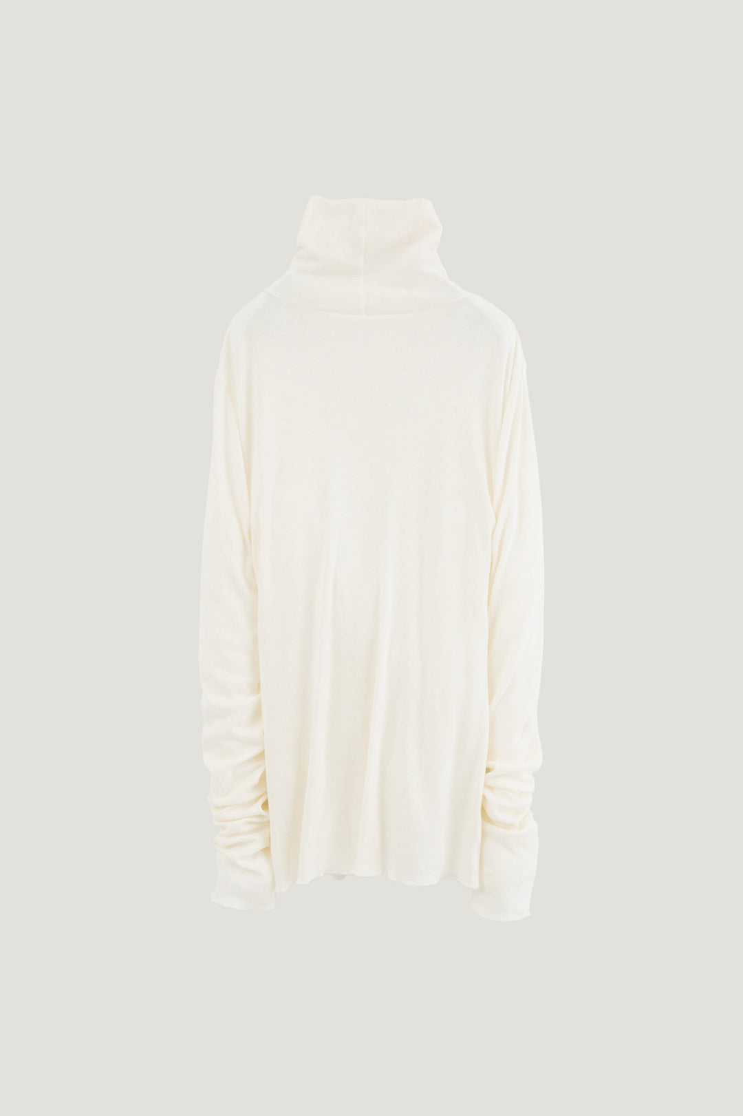 Cotton Cashmere Jersey Top / White