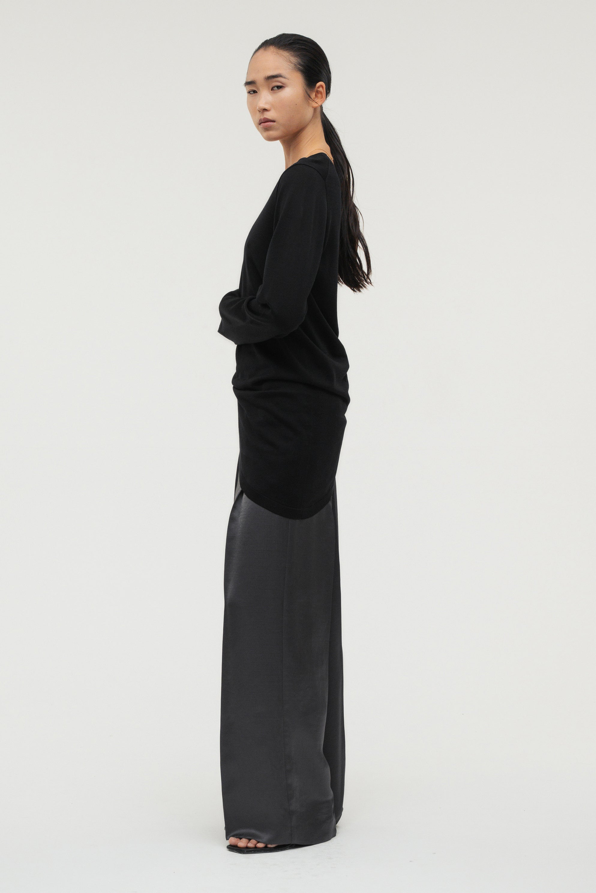 Silk Drape Knit / White – (im)perf.