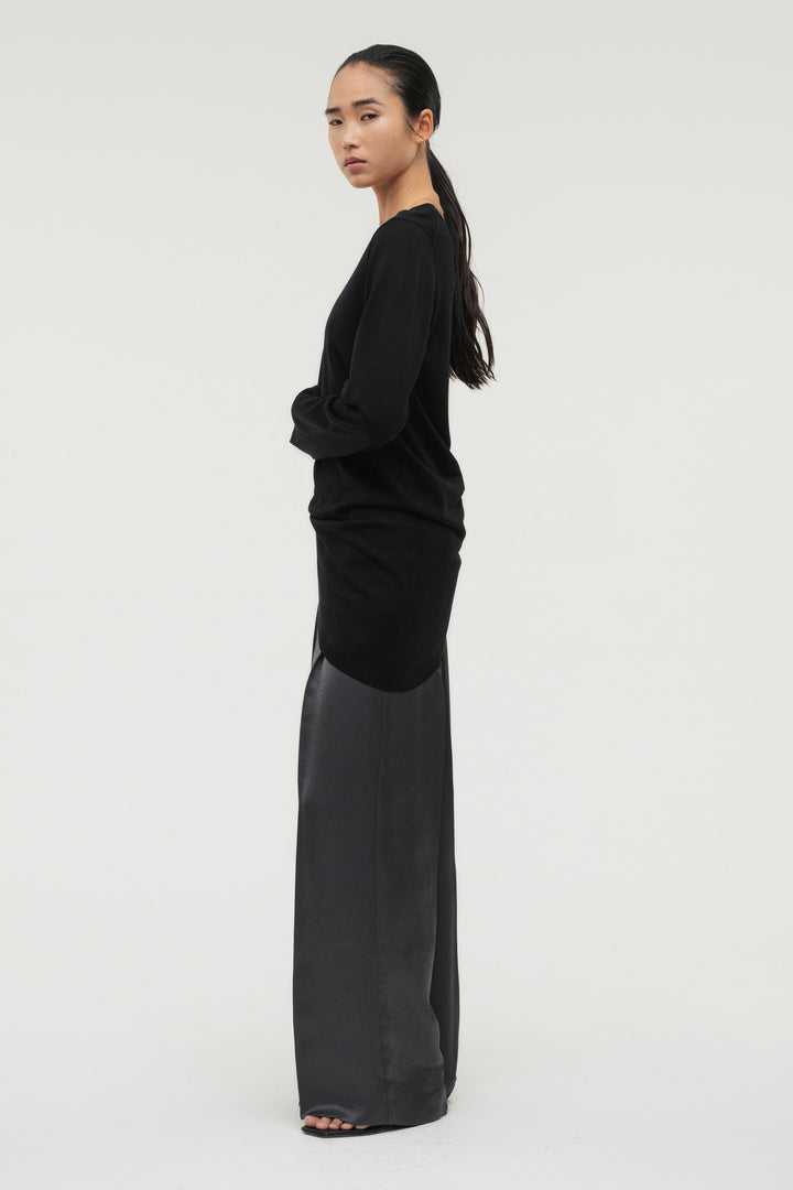 Vintage Satin Pants / Grey