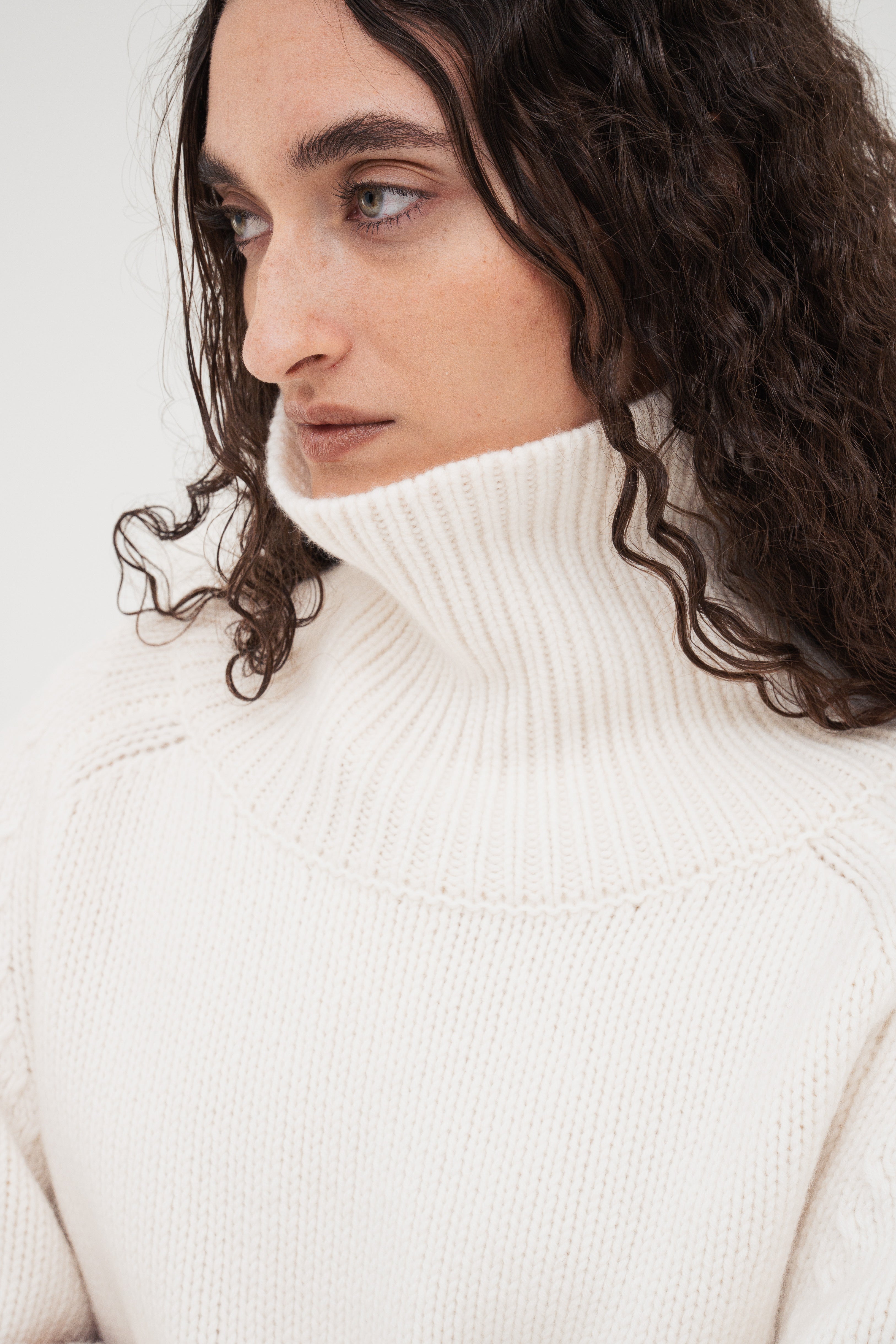 Contour Turtle Neck Knit / Grey – (im)perf.