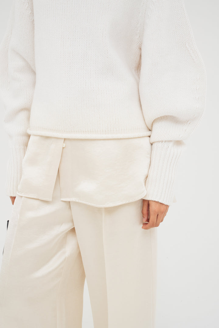 Contour Turtle Neck Knit / Black