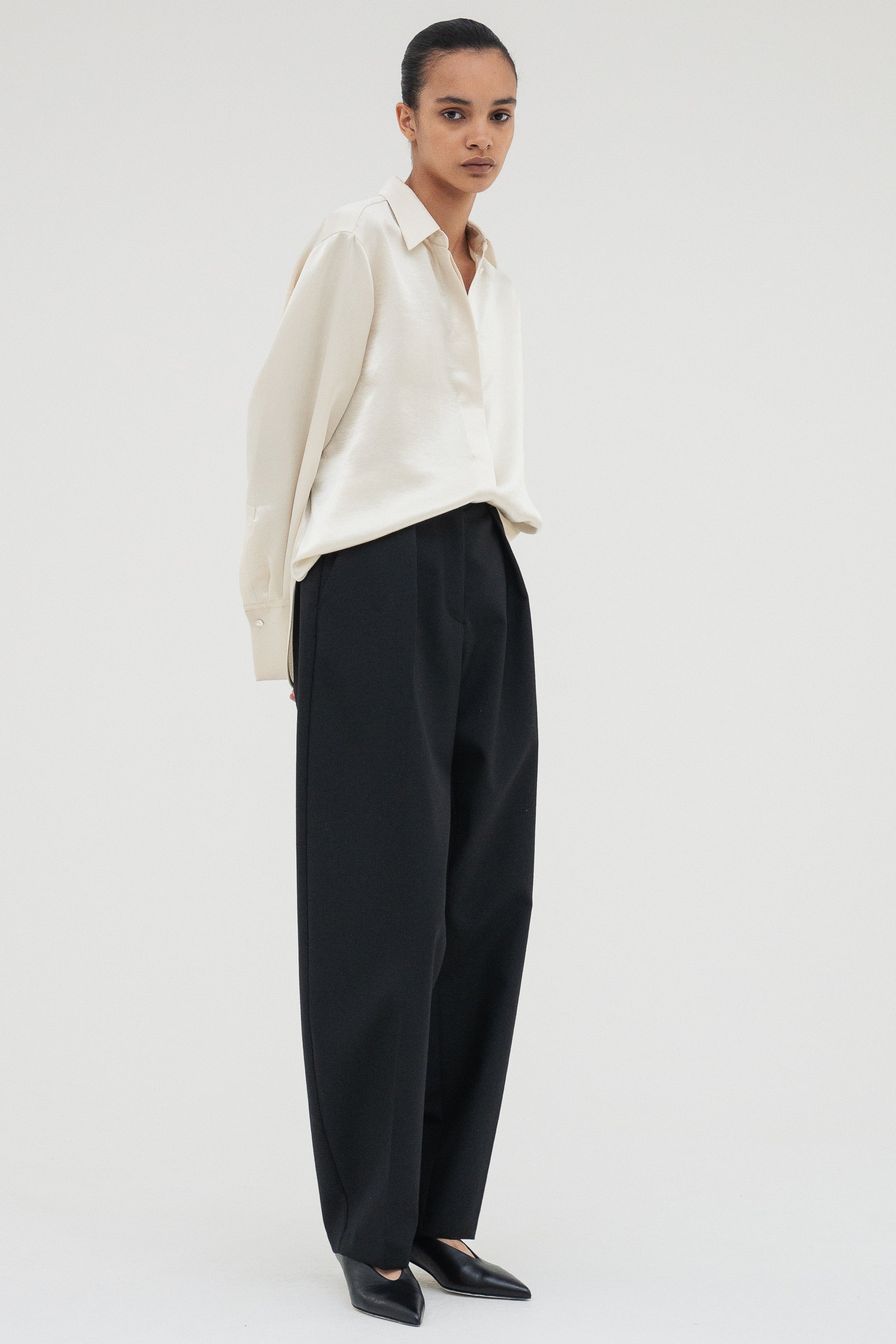 Vintage Satin Shirt / Ecru – (im)perf.