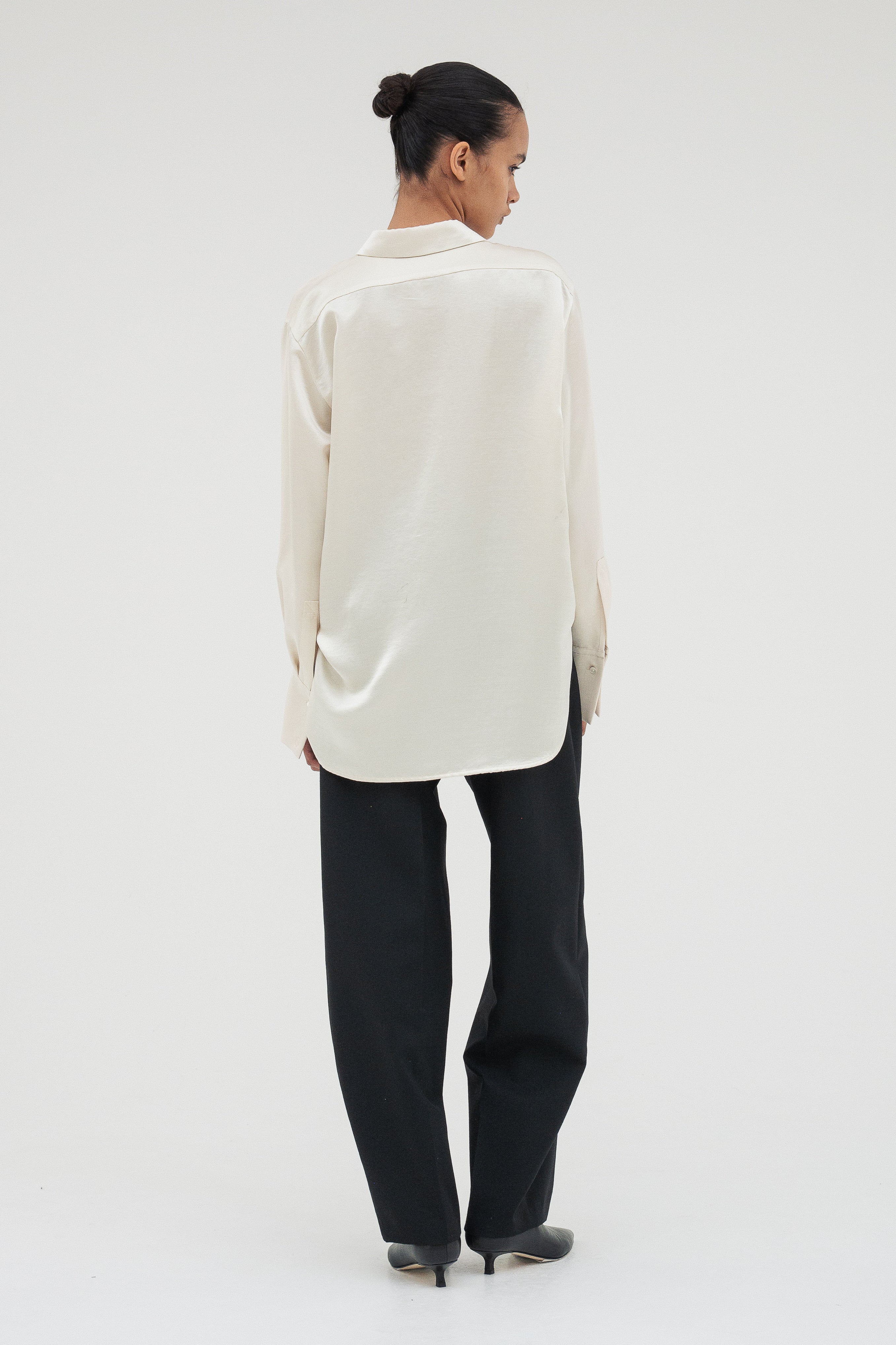 Vintage Satin Shirt / Ecru – (im)perf.