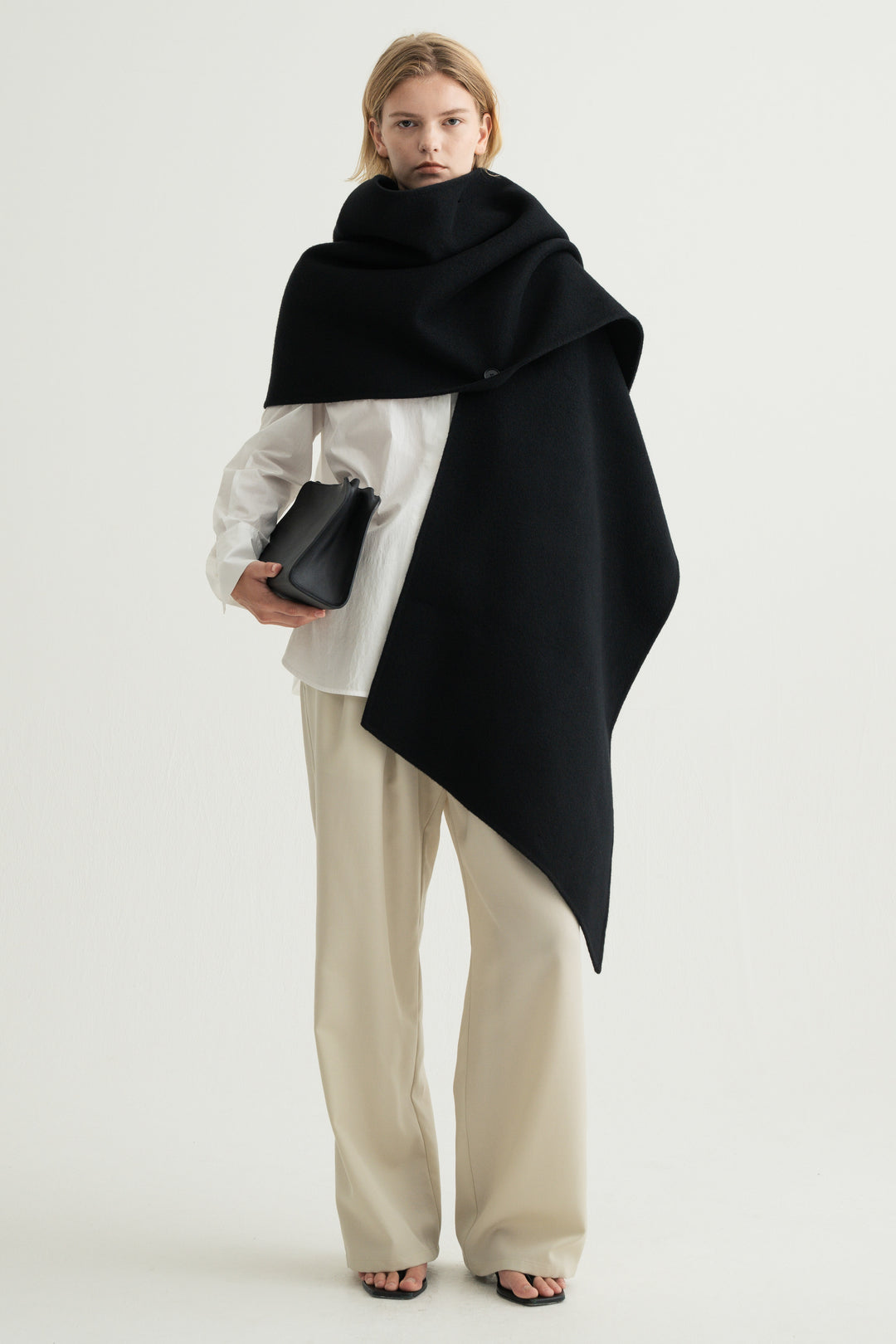 Cashmere Double-Faced Stole