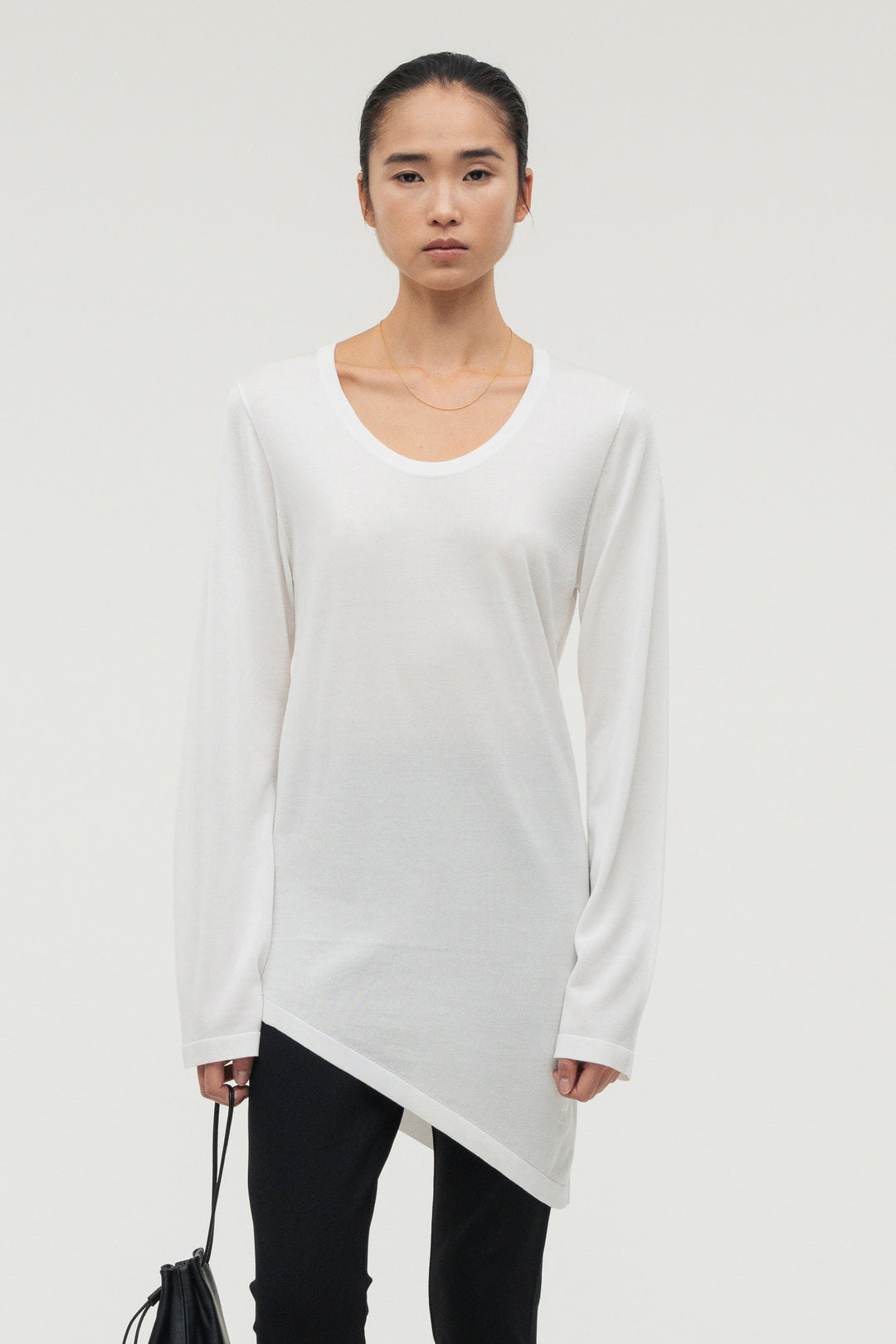 Silk Drape Knit / Black