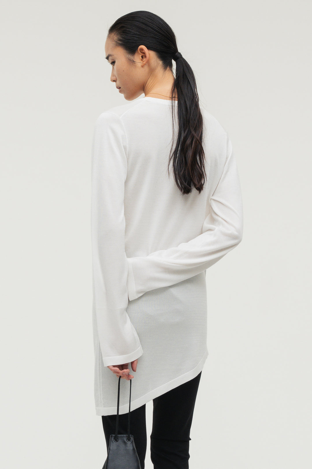 Silk Drape Knit / Black