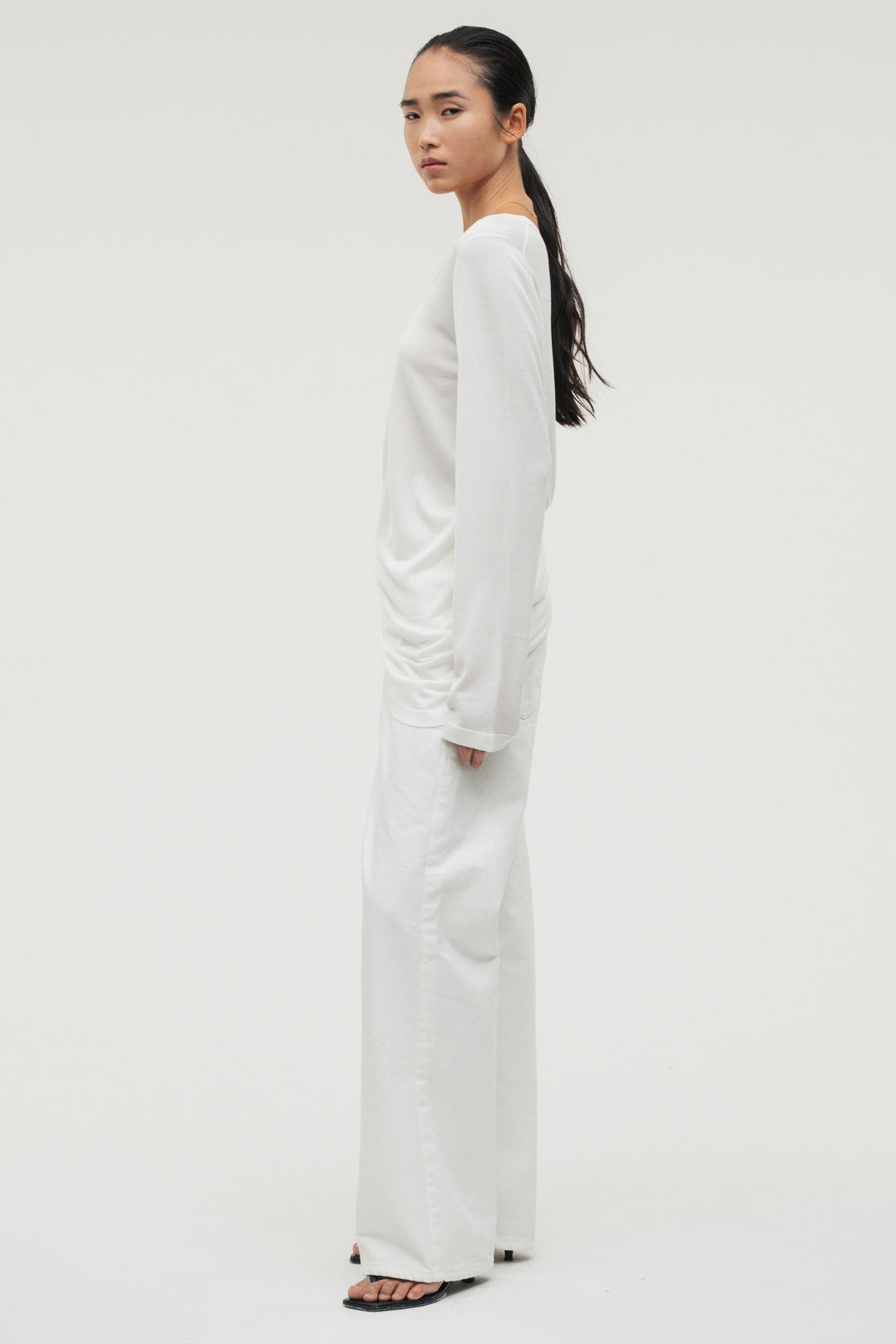 Silk Drape Knit / Black