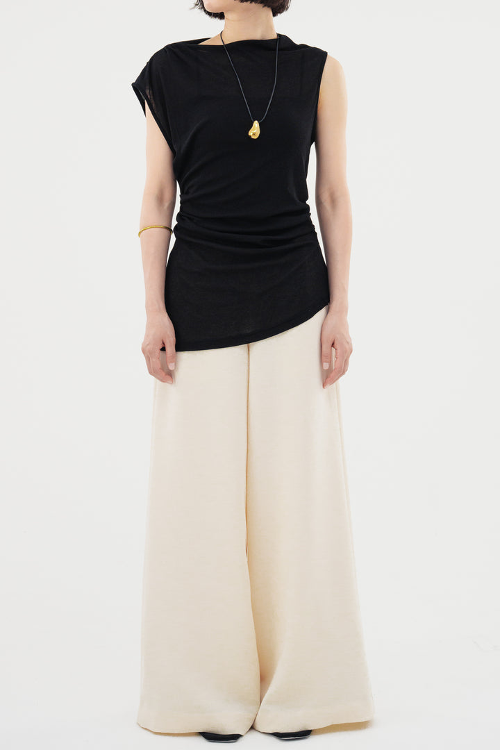 Flare Wide Trousers / Brack