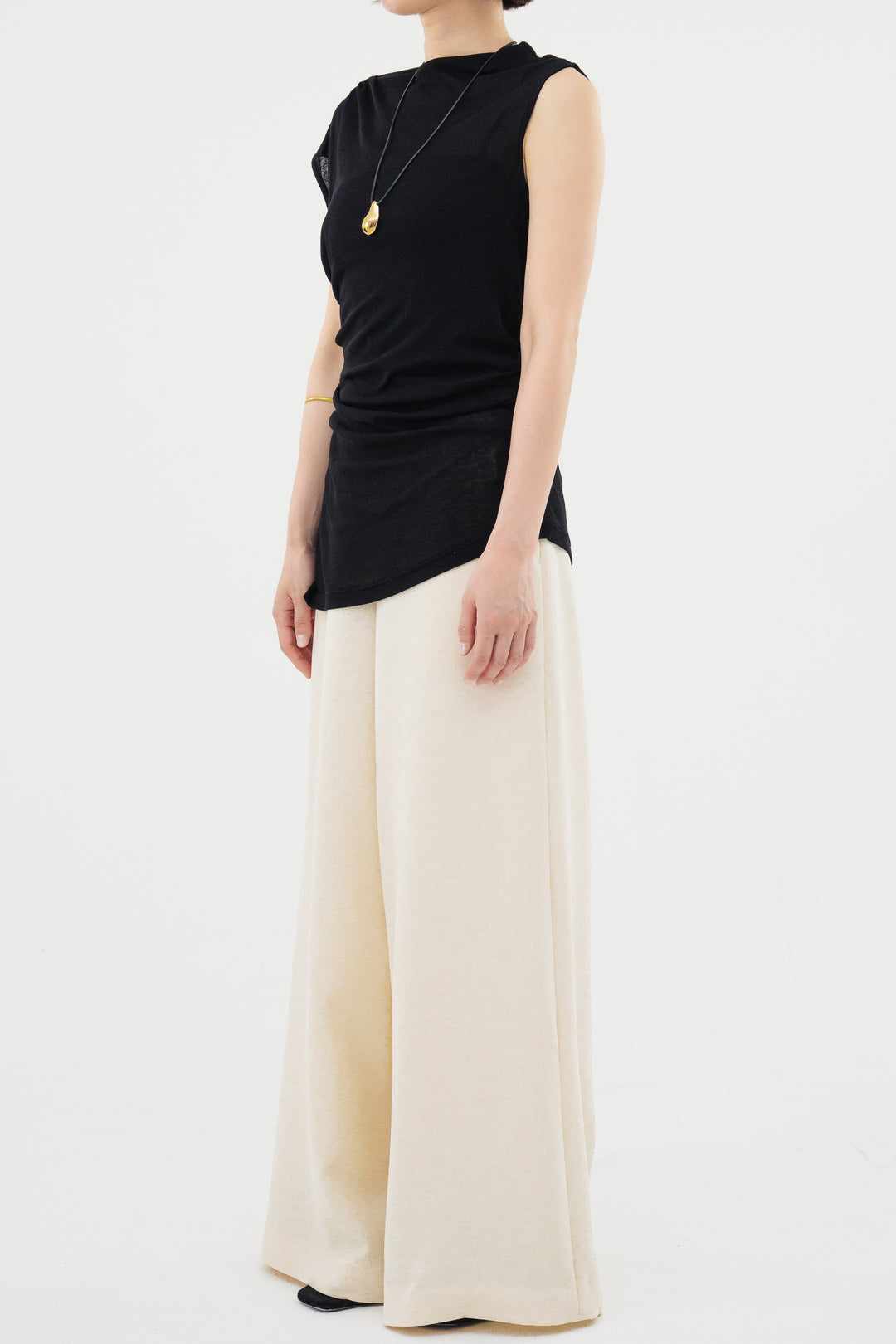 Flare Wide Trousers / Brack
