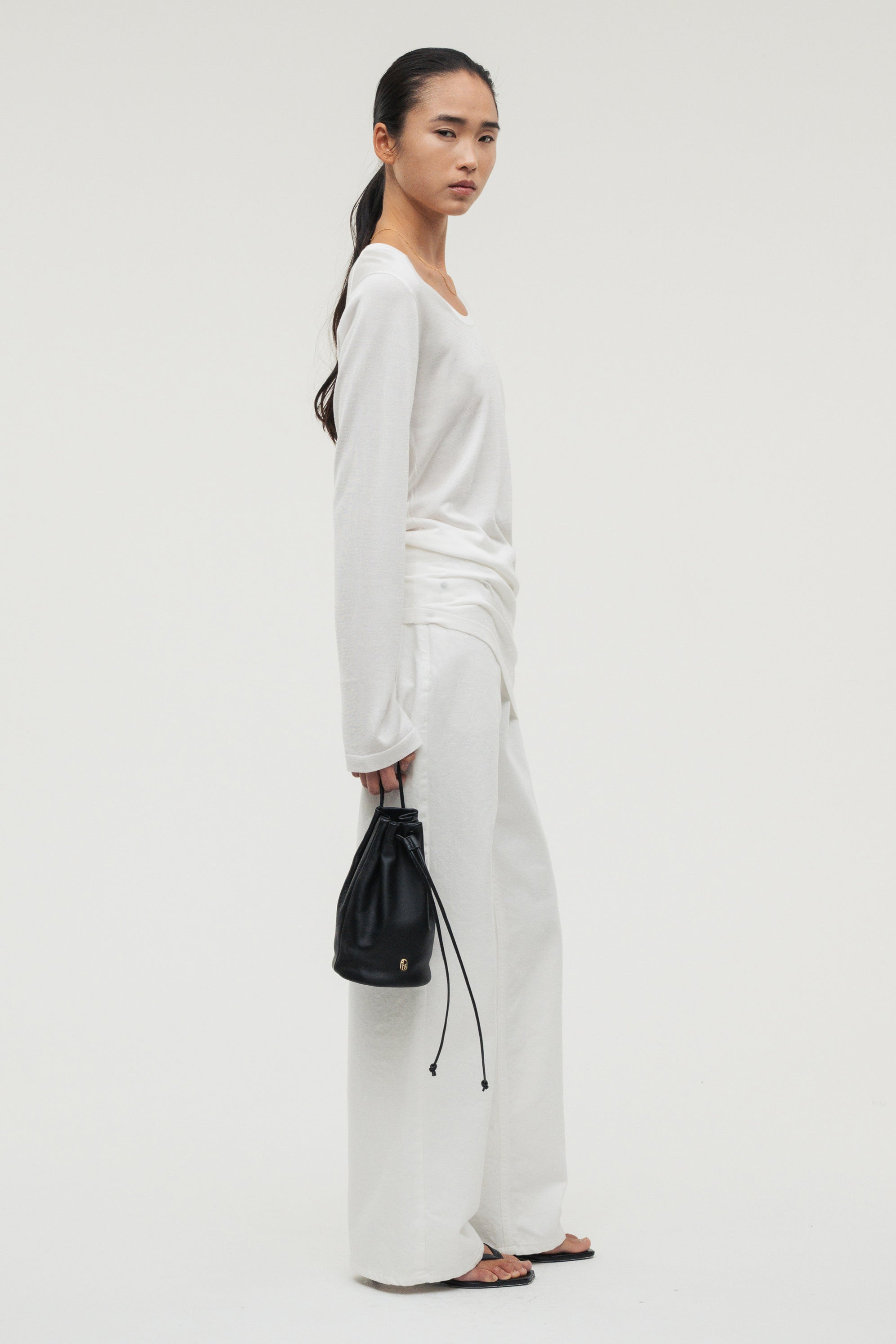 Silk Drape Knit / White – (im)perf.