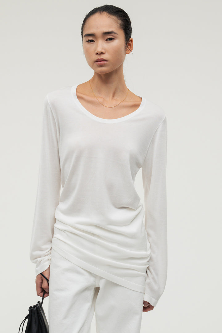 Silk Drape Knit / Black