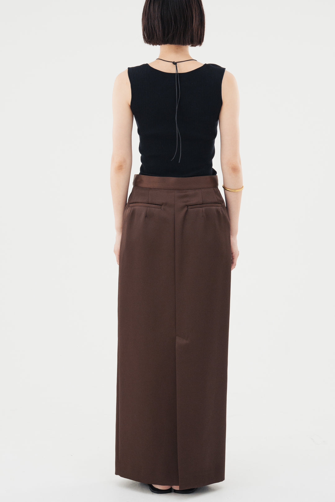 Modern Rib Tank Top / White