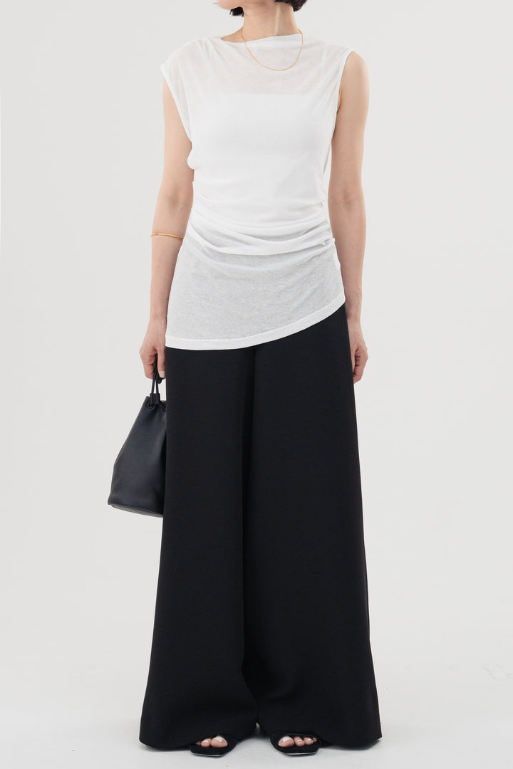 Flare Wide Trousers / Brack