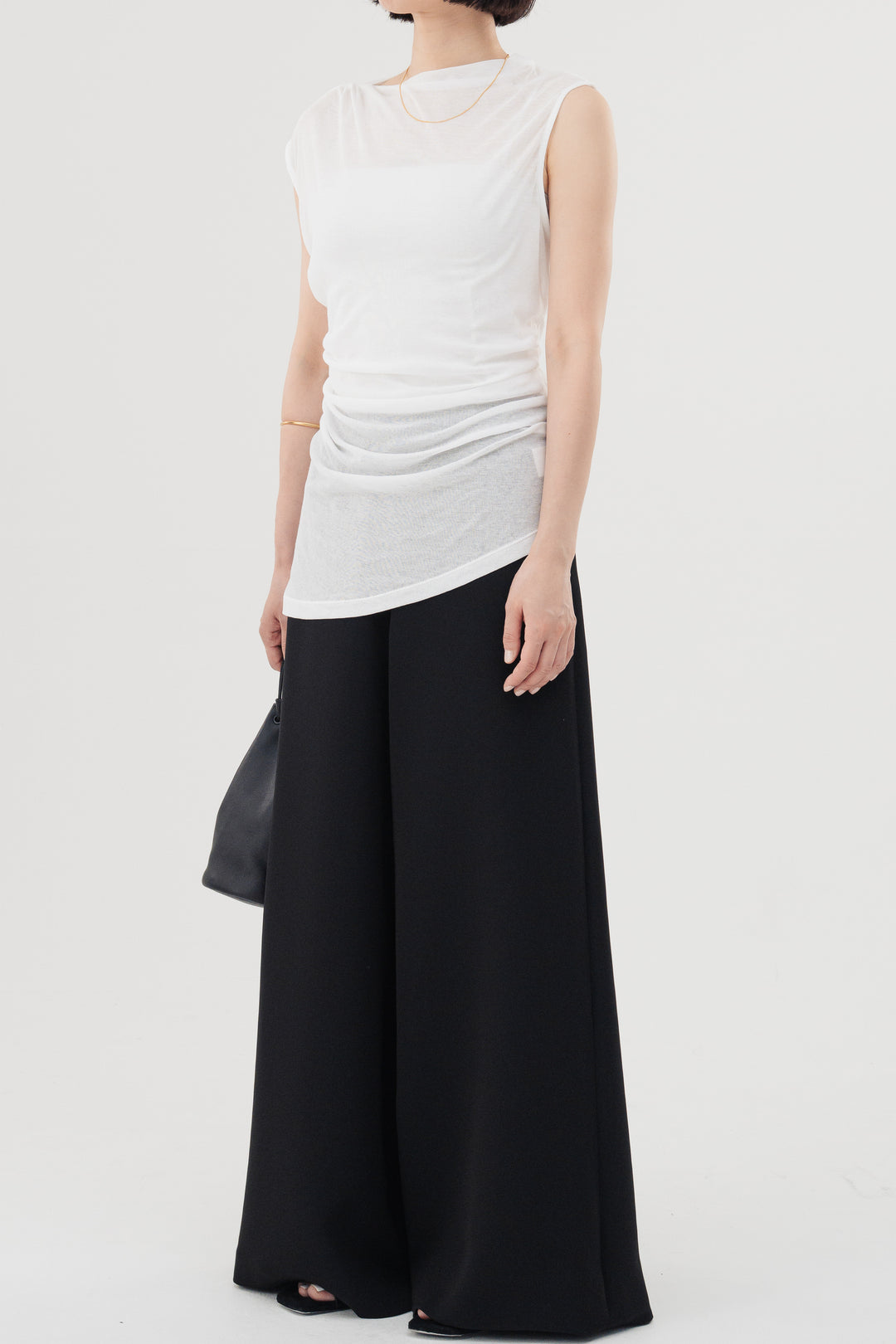 Flare Wide Trousers / Brack