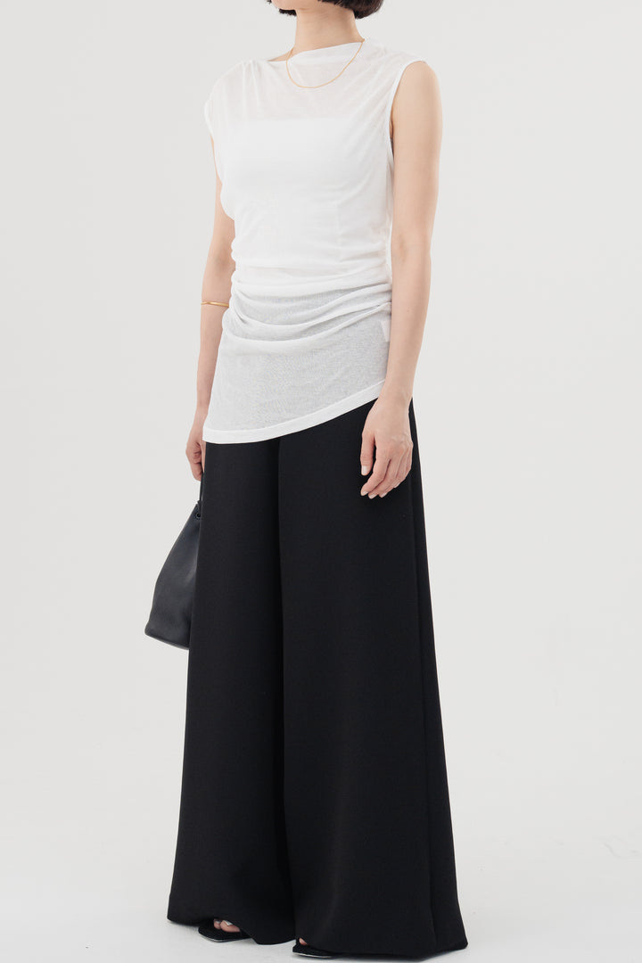 Flare Wide Trousers / Brack