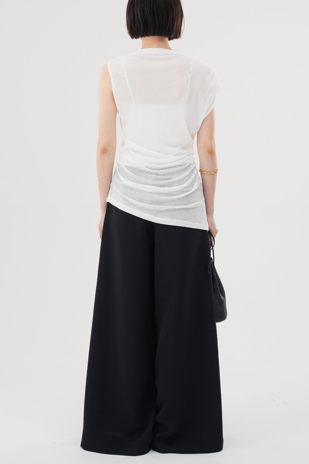 Flare Wide Trousers / Brack