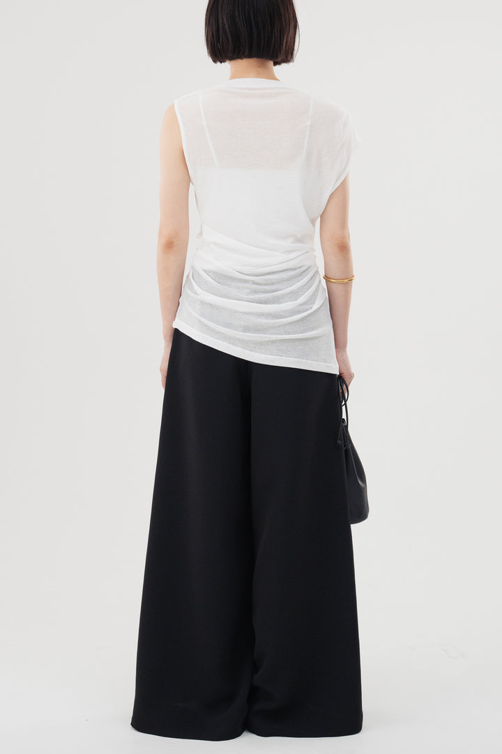 Flare Wide Trousers / Brack