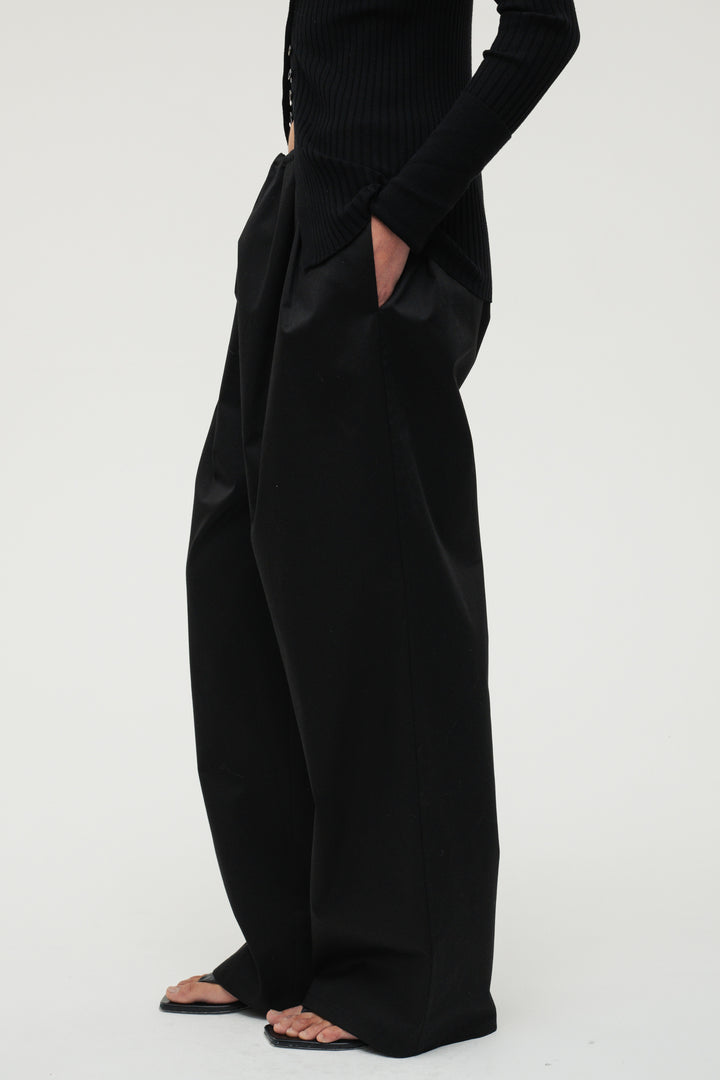 【coming soon】Drawcord Pants / Black