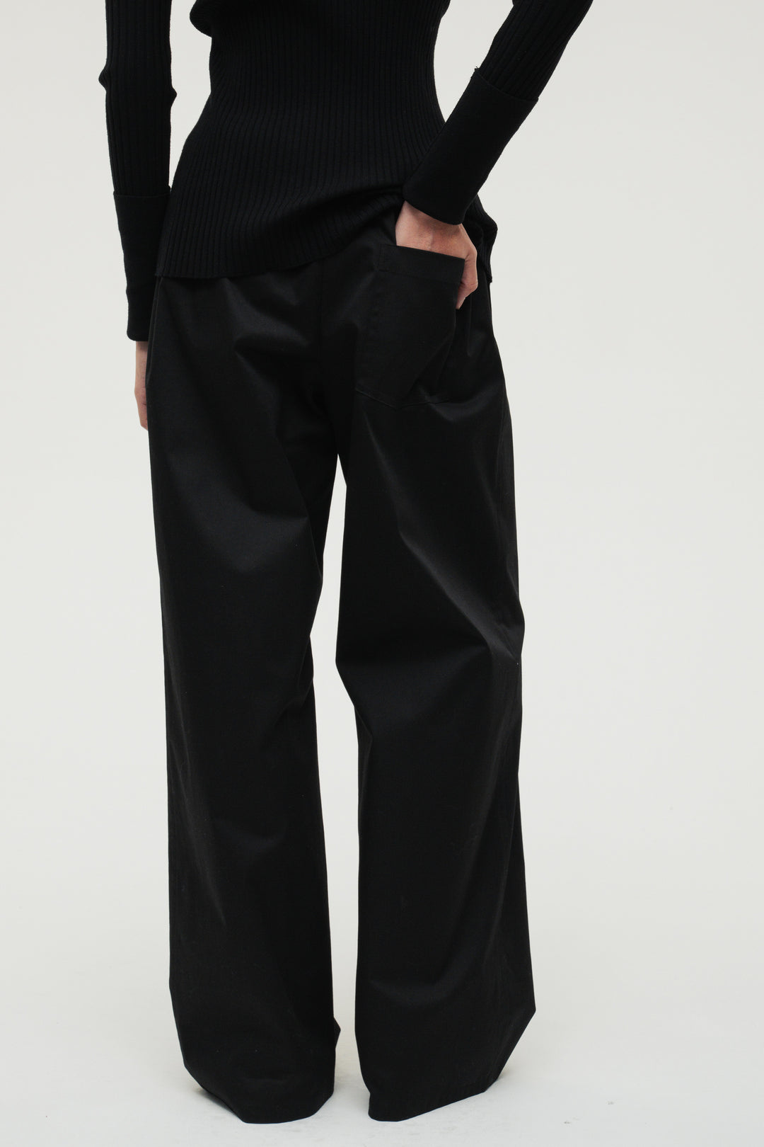 【coming soon】Drawcord Pants / Black