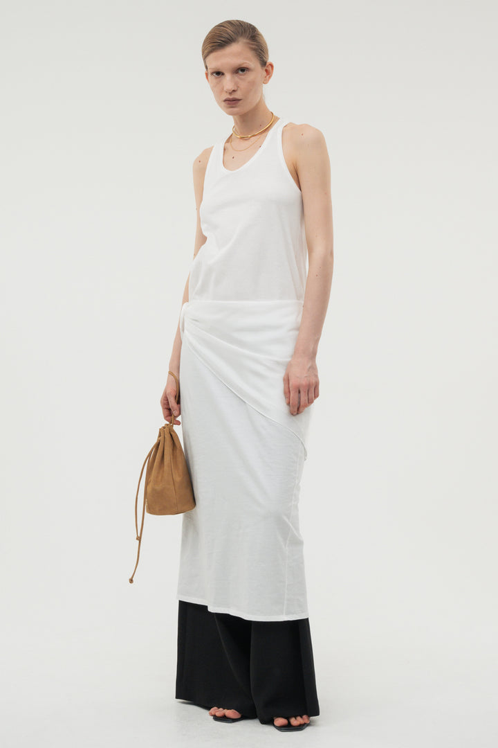 Flare Wide Trousers / White