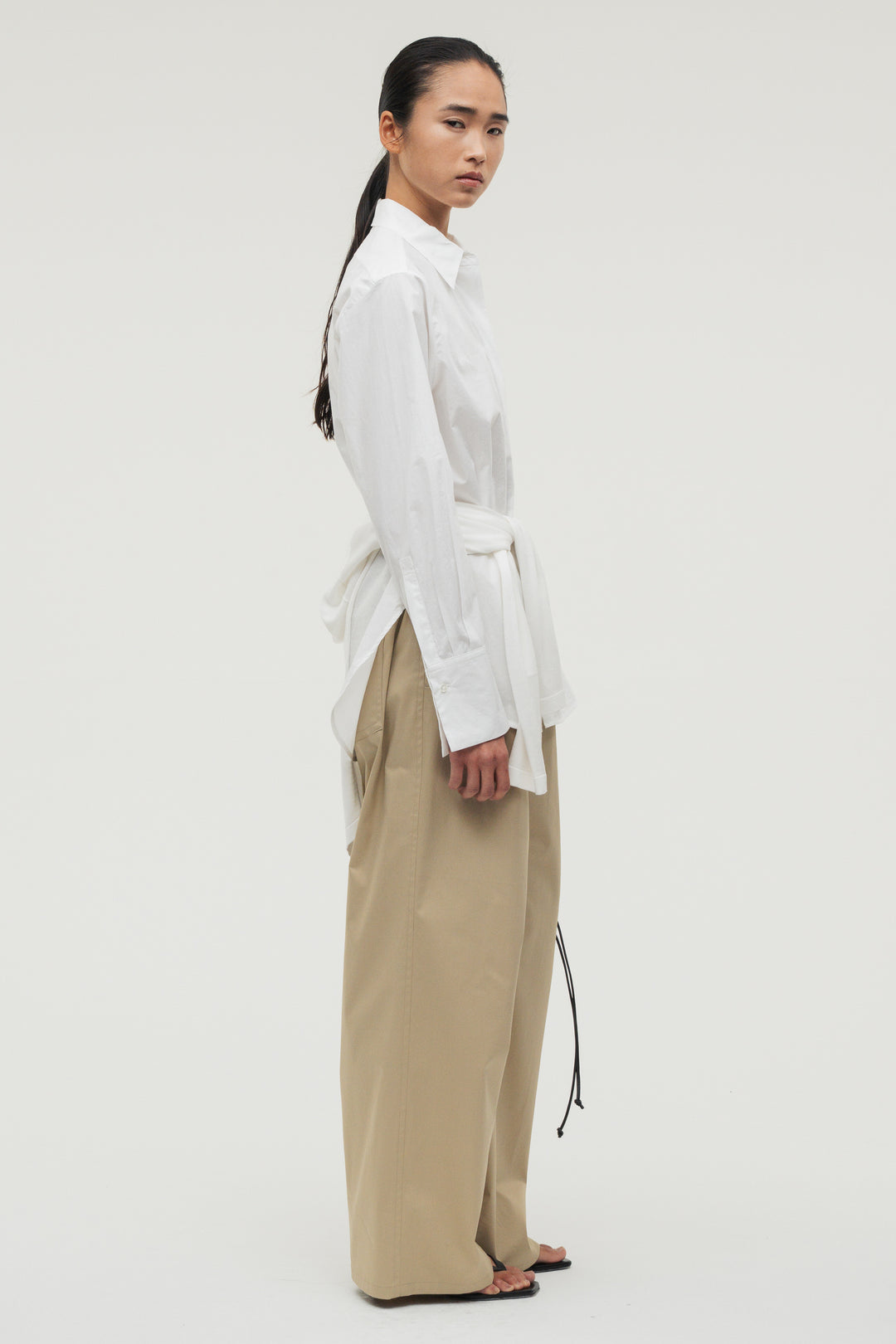 【coming soon】Drawcord Pants / Black