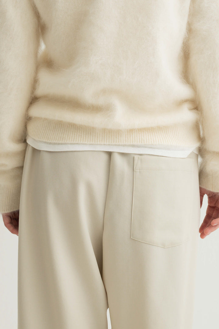 Cashmere Silk Wool V/N Knit / Grey