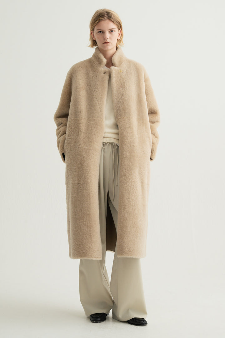Cashmere Silk Wool V/N Knit / Grey