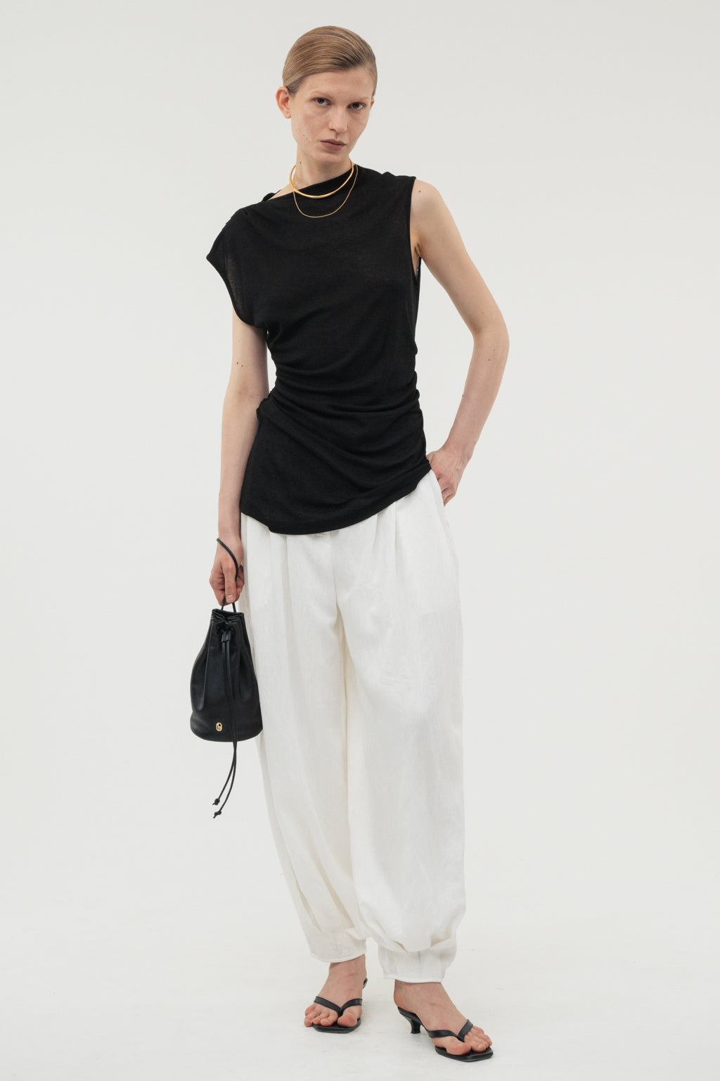 トップス (im)perf. Loose knit white 商品 – (im)perf.