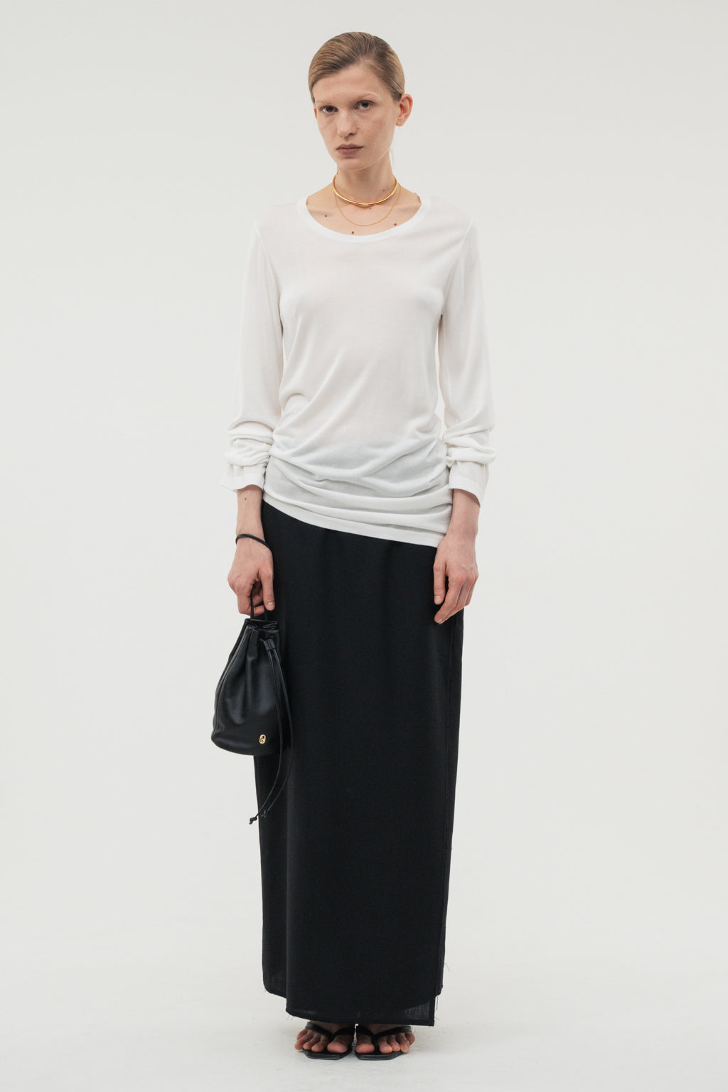Silk Drape Knit / White – (im)perf.