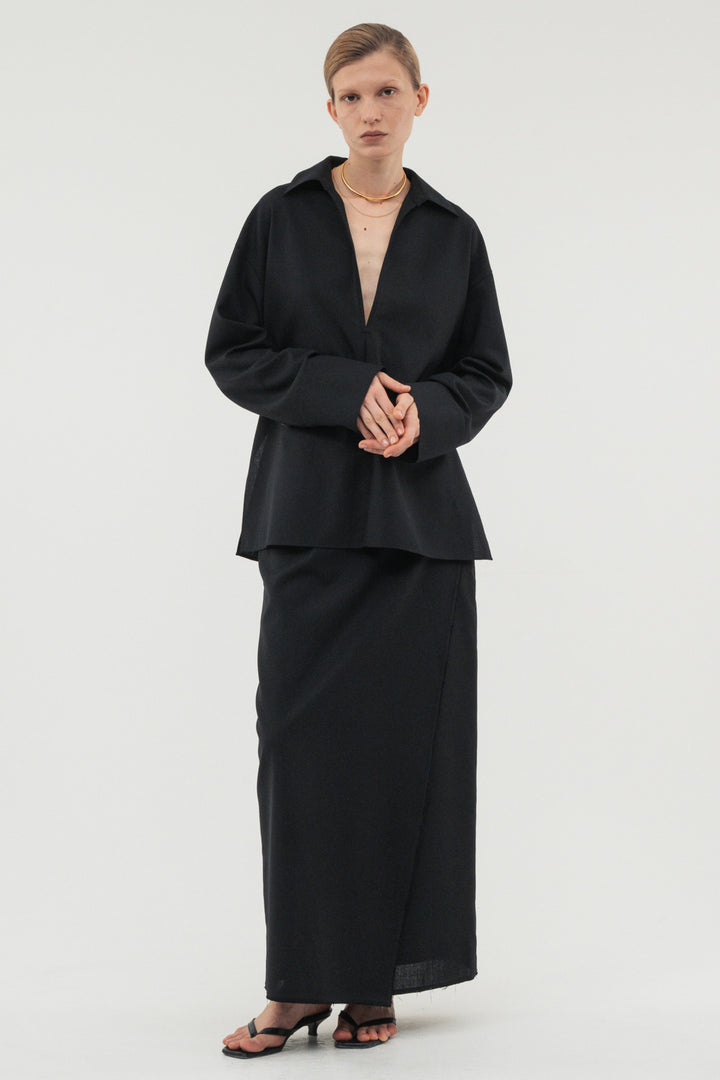 【coming soon】Fluid Wrap Skirt