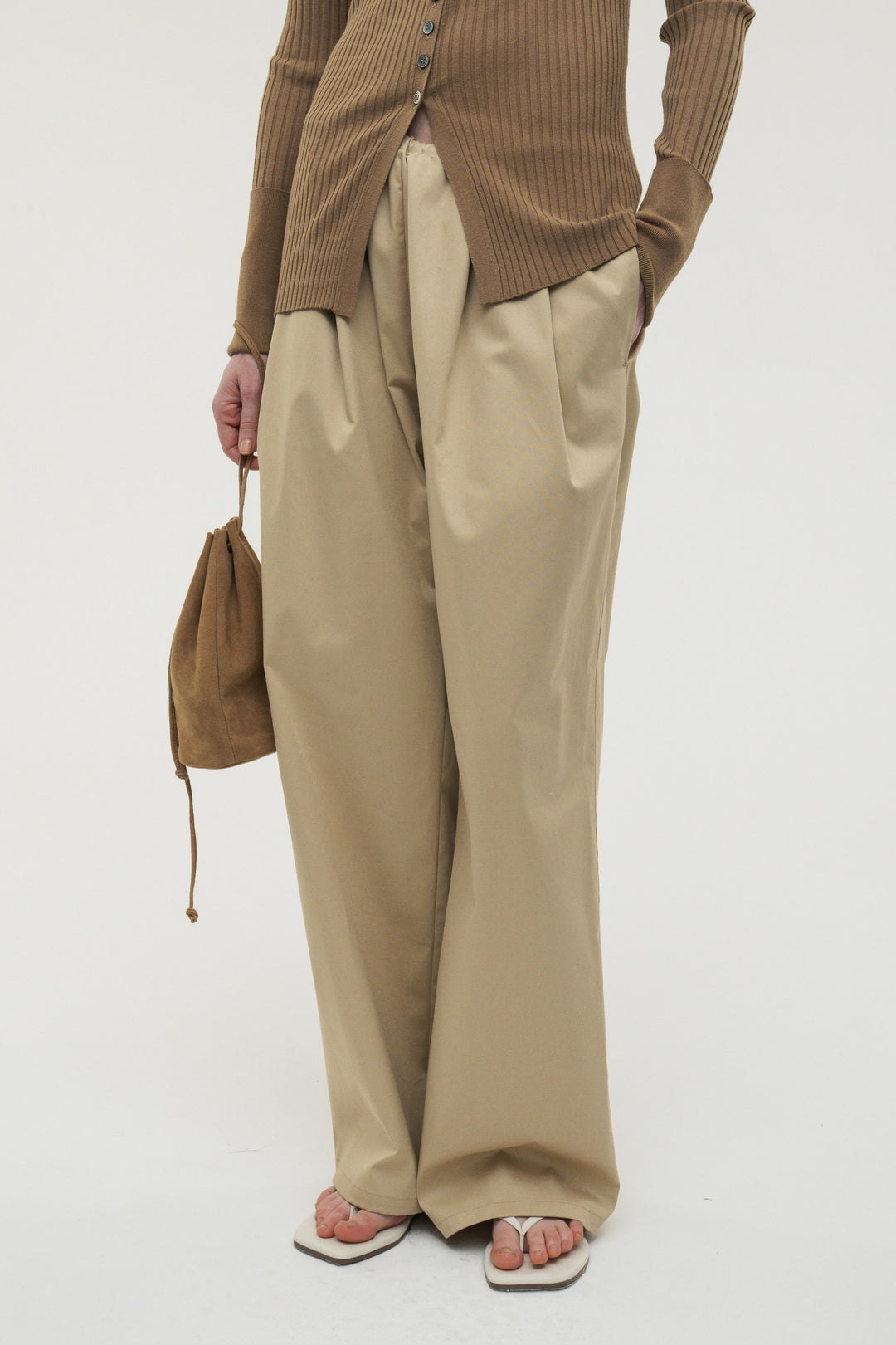 【coming soon】Drawcord Pants / Black