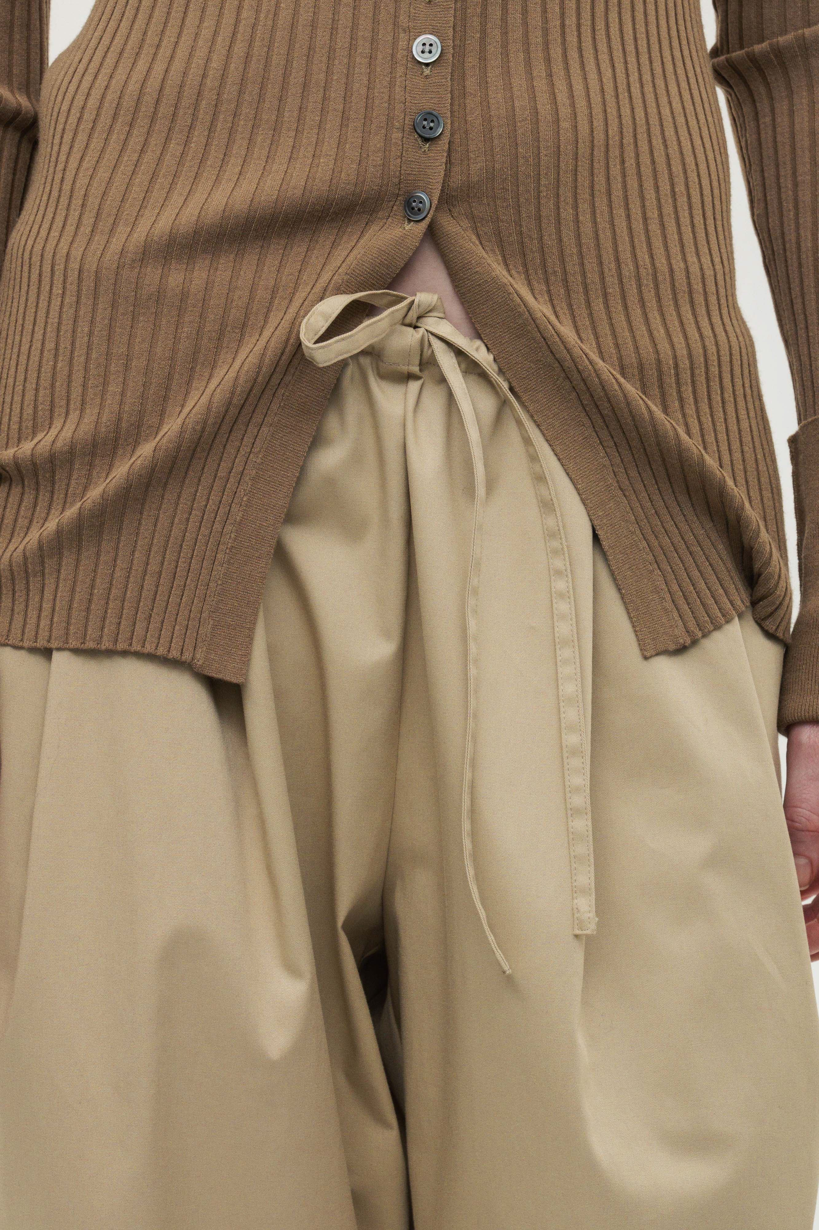 coming soon】Drawcord Pants / Camel – (im)perf.