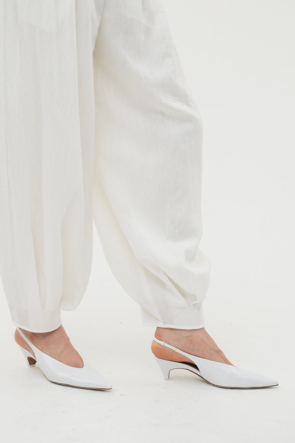 Balloon Tuck Easy Pants / Black
