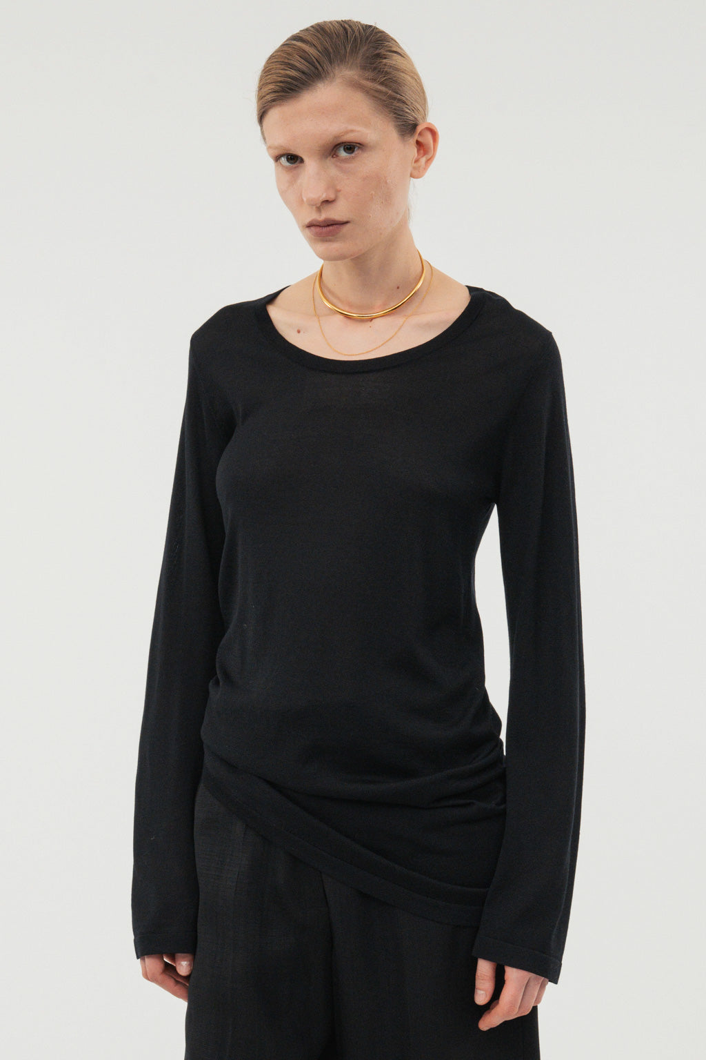 Silk Drape Knit / Black – (im)perf.