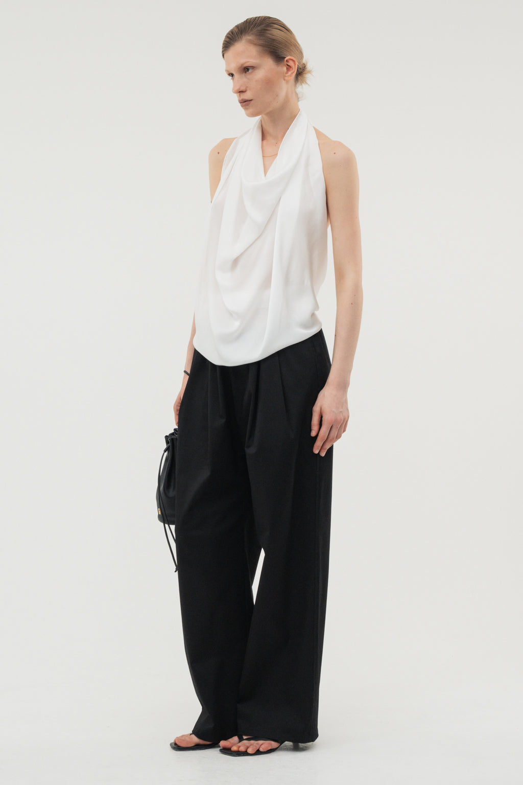 【coming soon】Drawcord Pants / Black