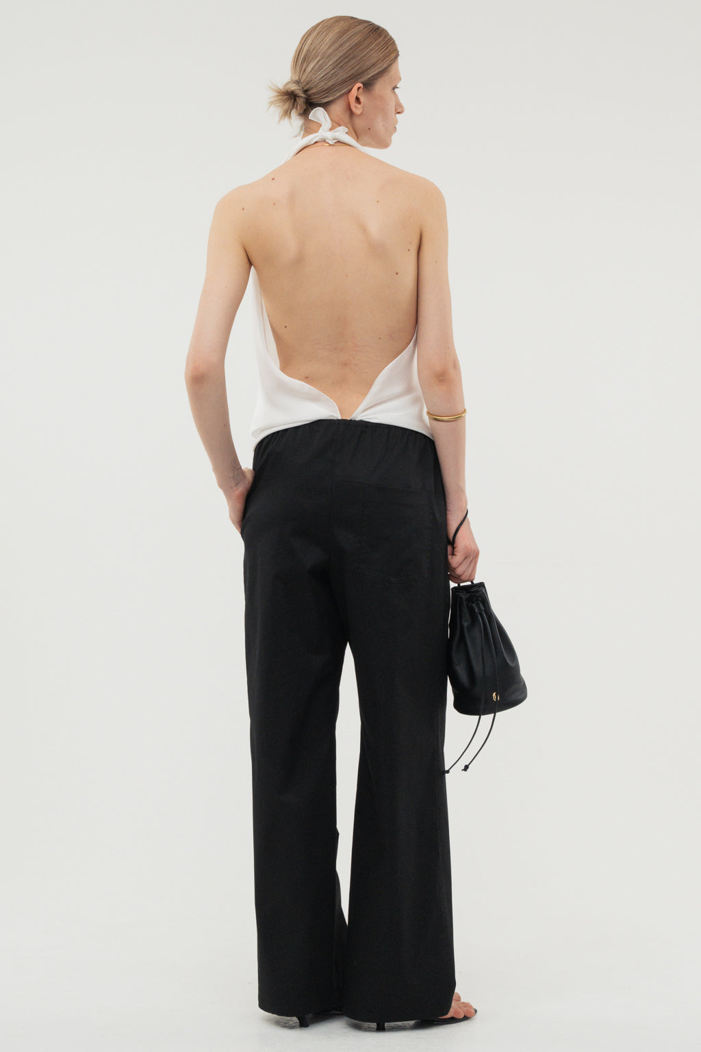 【coming soon】Drawcord Pants / Black