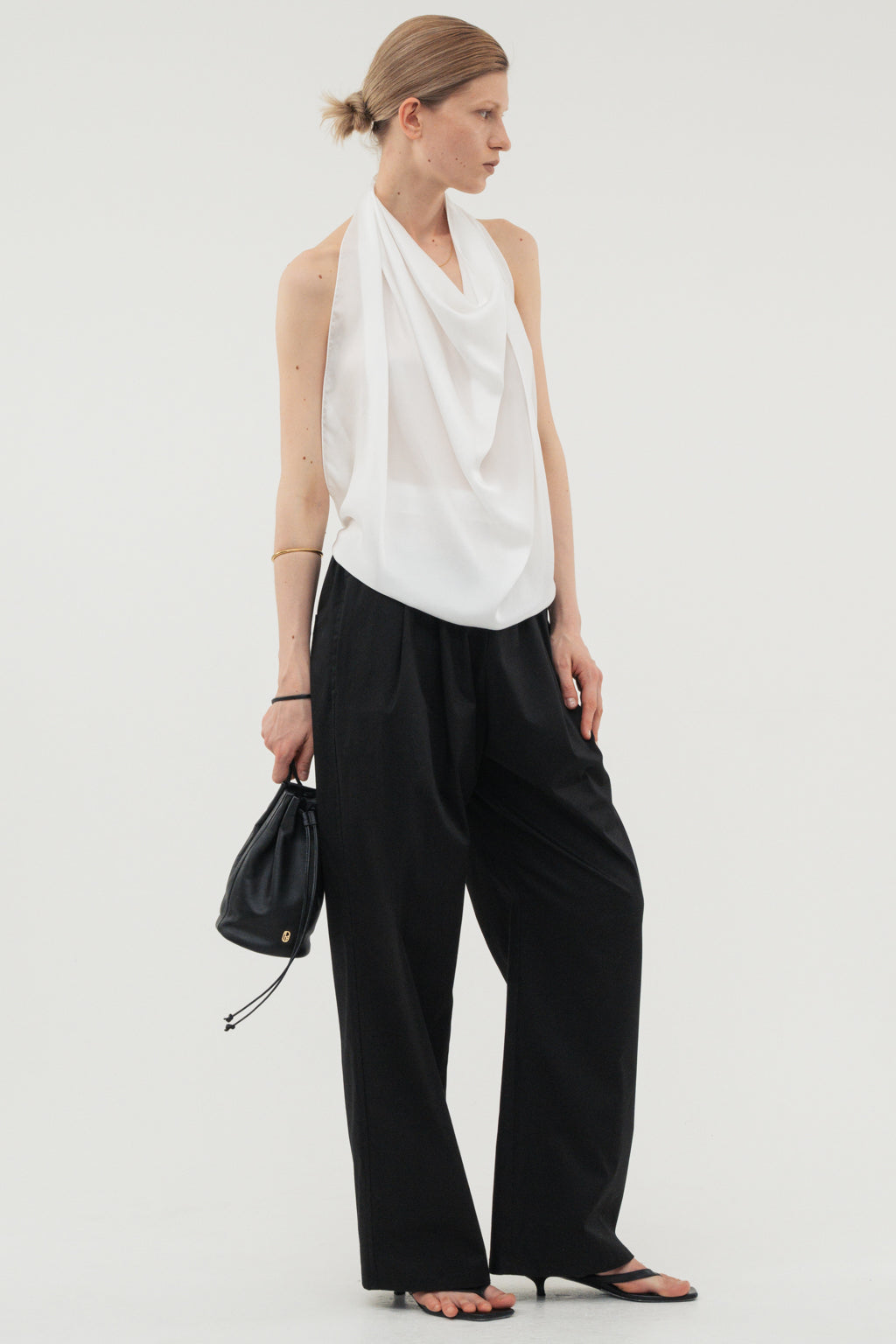 【coming soon】Drawcord Pants / Black