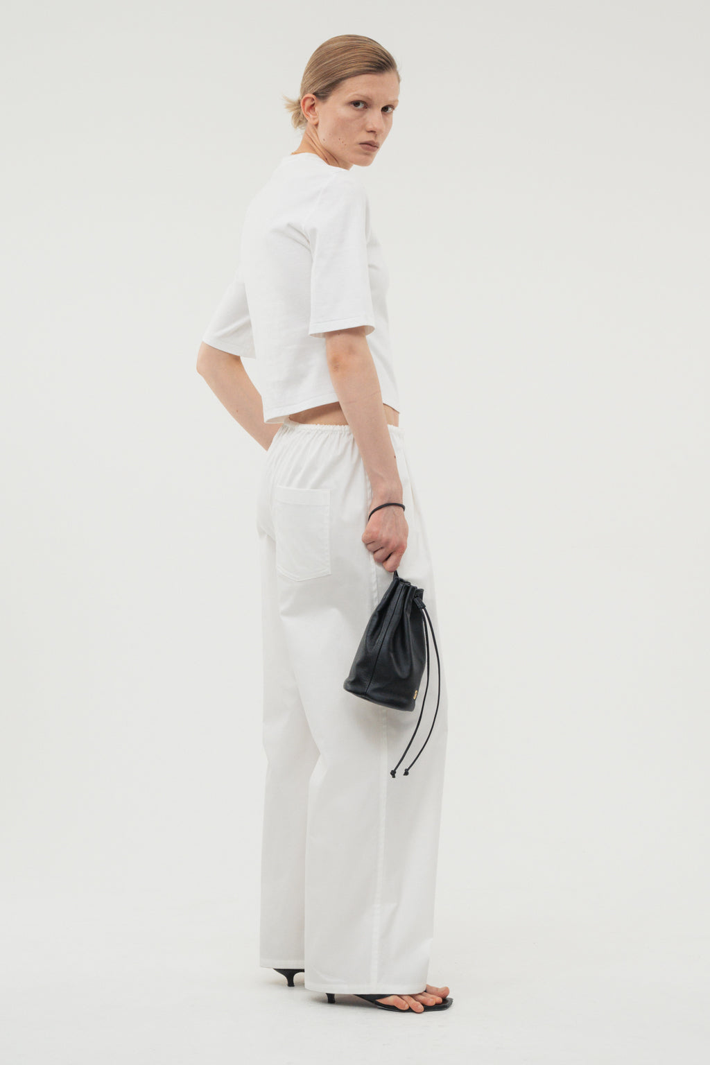 【coming soon】Drawcord Pants / Black