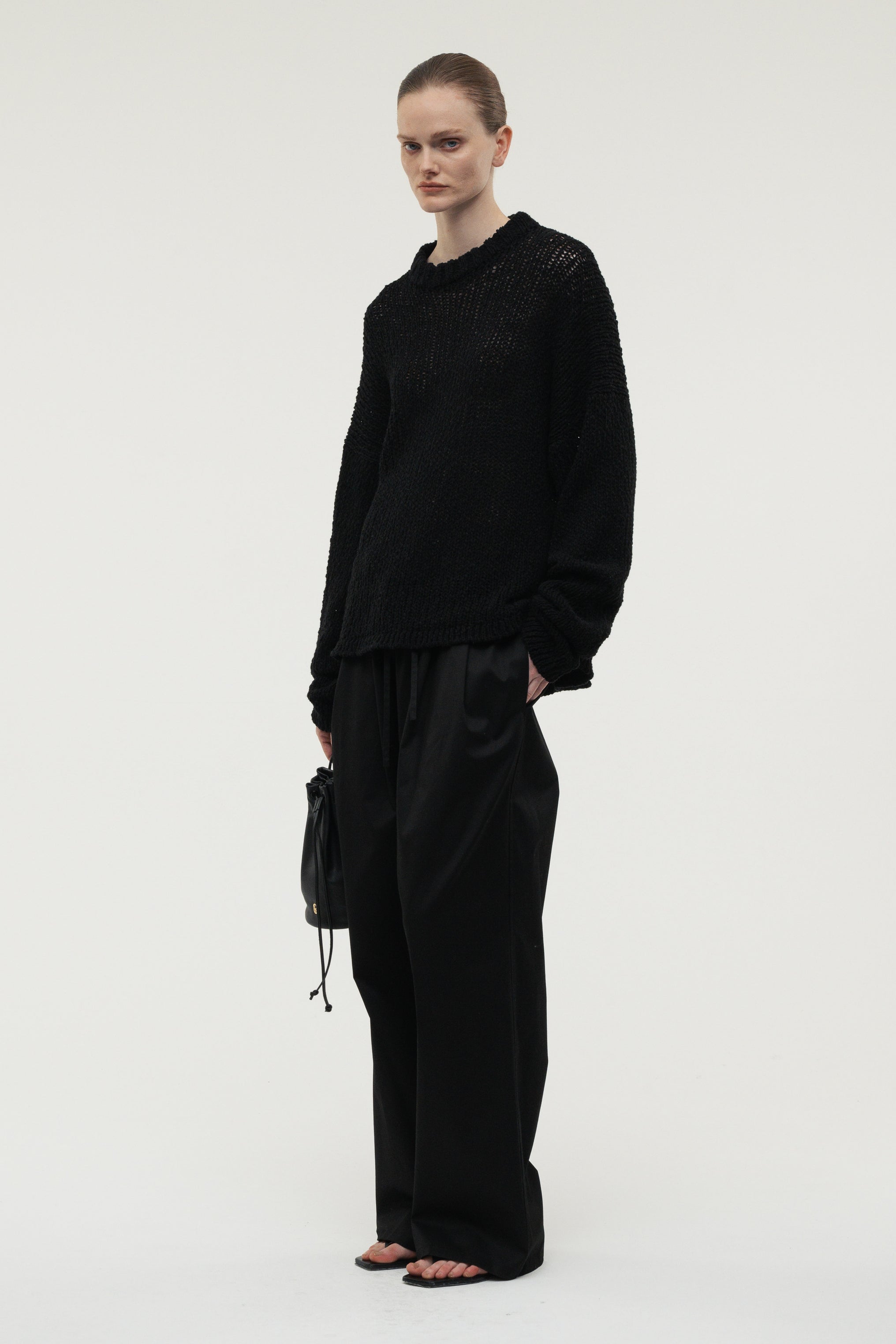 coming soon】Drawcord Pants / Black – (im)perf.